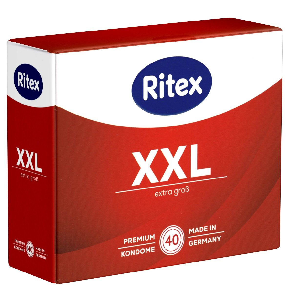 Ritex XXL-Kondome XXL Extra Gross Packung mit, 40 St., hochelastische Kondome für große Größen
