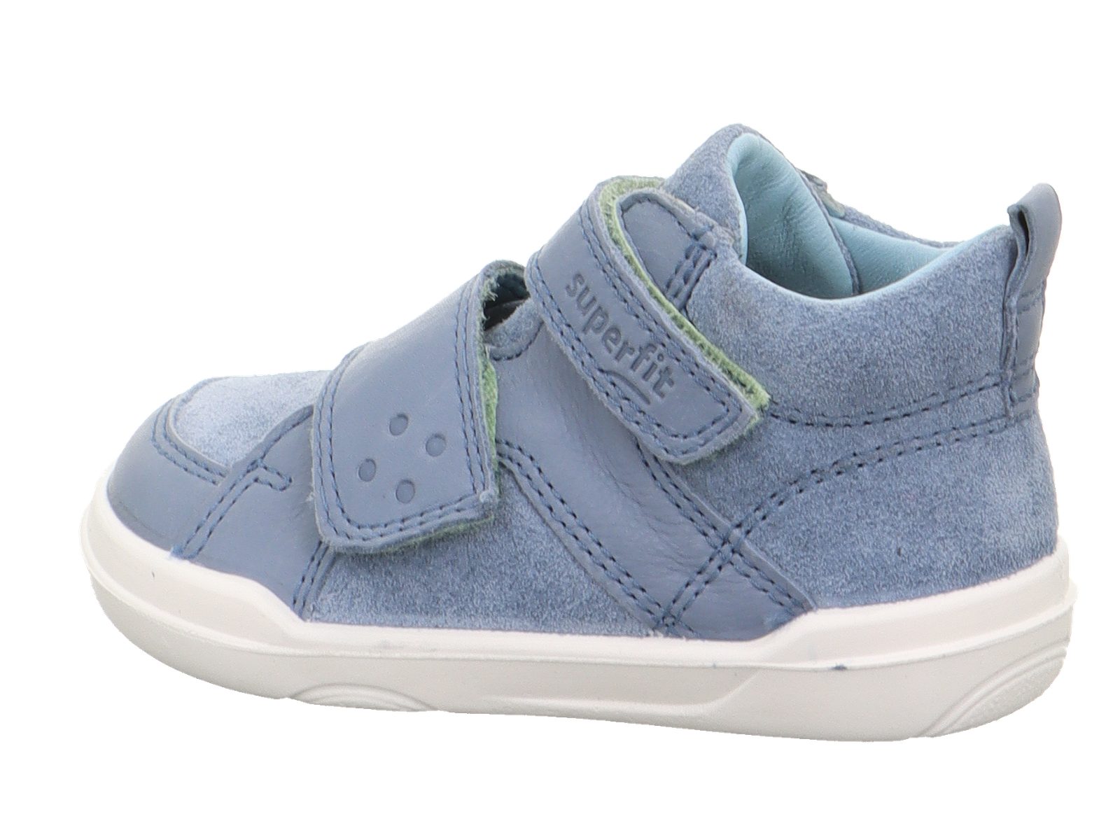 blau Velour 1-000540-8010 Superfit superfit Halbschuh Lauflernschuh SUPERFREE Sneaker Kinder