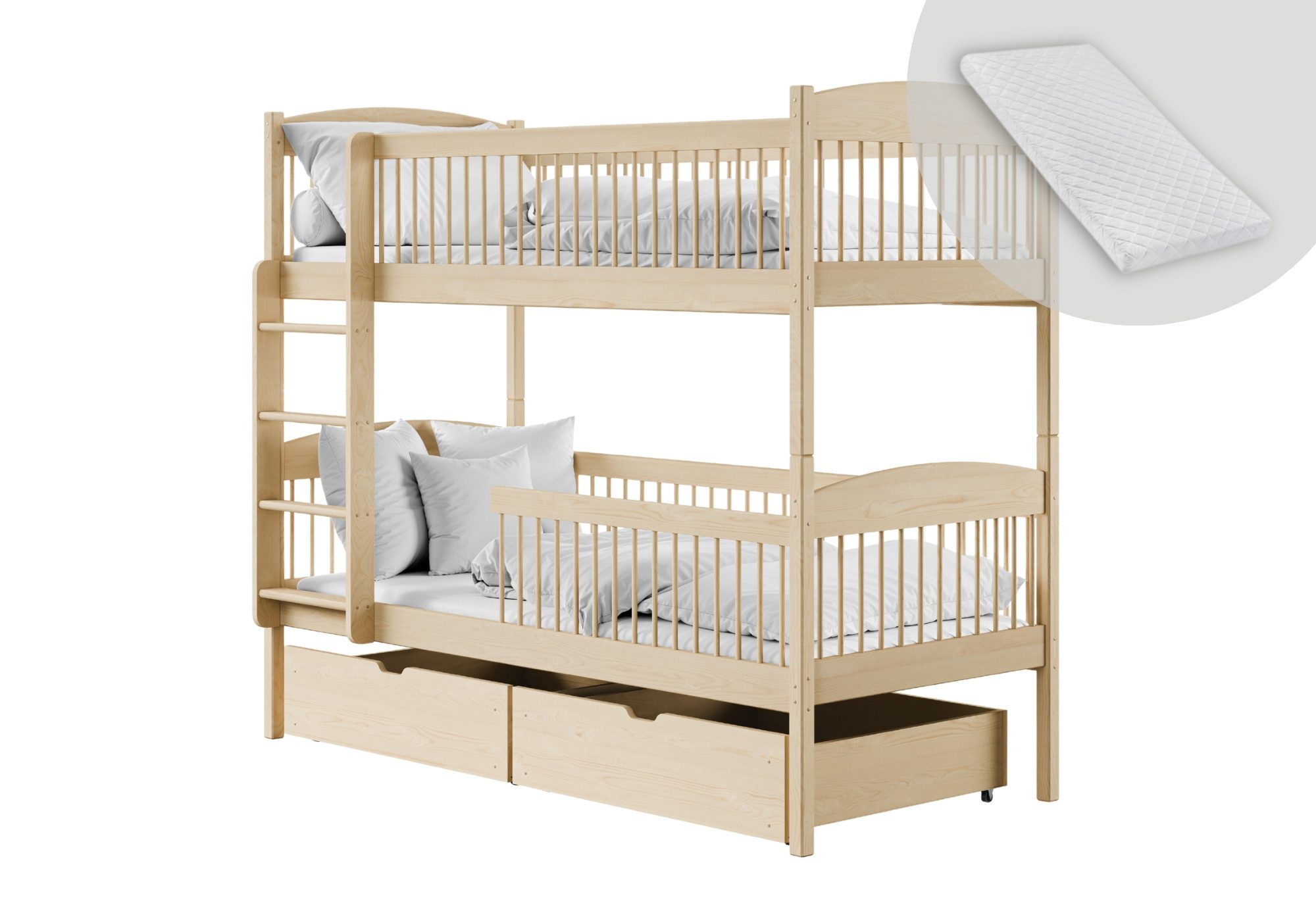 Kids Collective Kinderbett Hochbett Etagenbett 80x180, günstig online kaufen