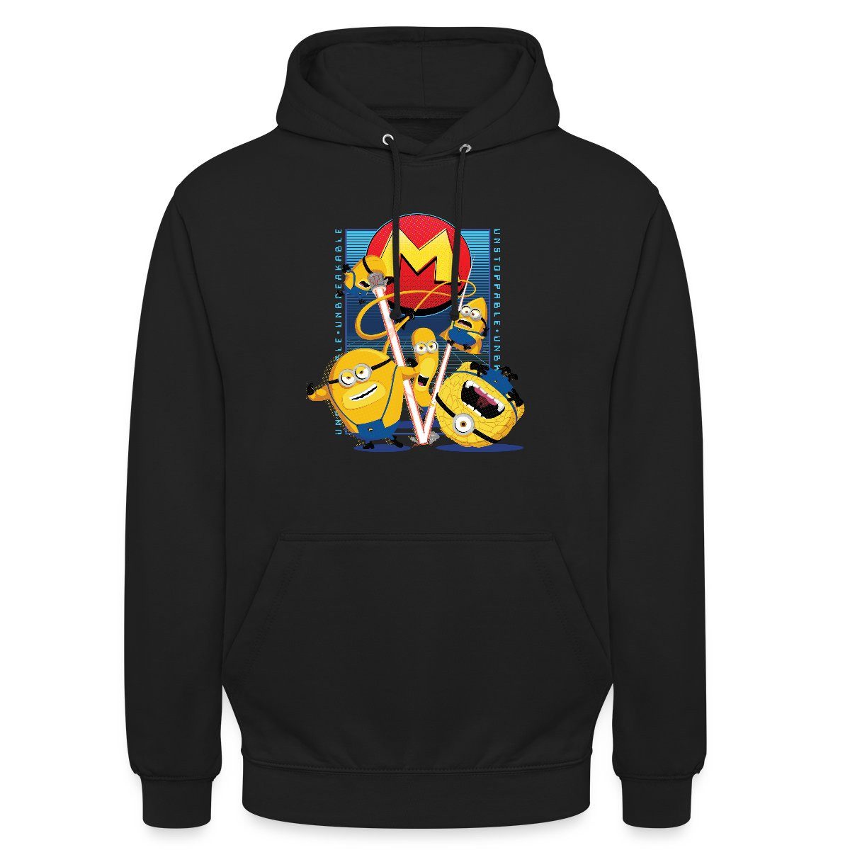 Hoodie Minions 5 Mega Minions Mit Superkräften Unisex Hoodie