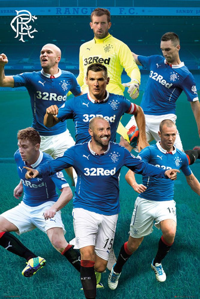 Poster Fußball - Poster - Rangers - Players 14/15