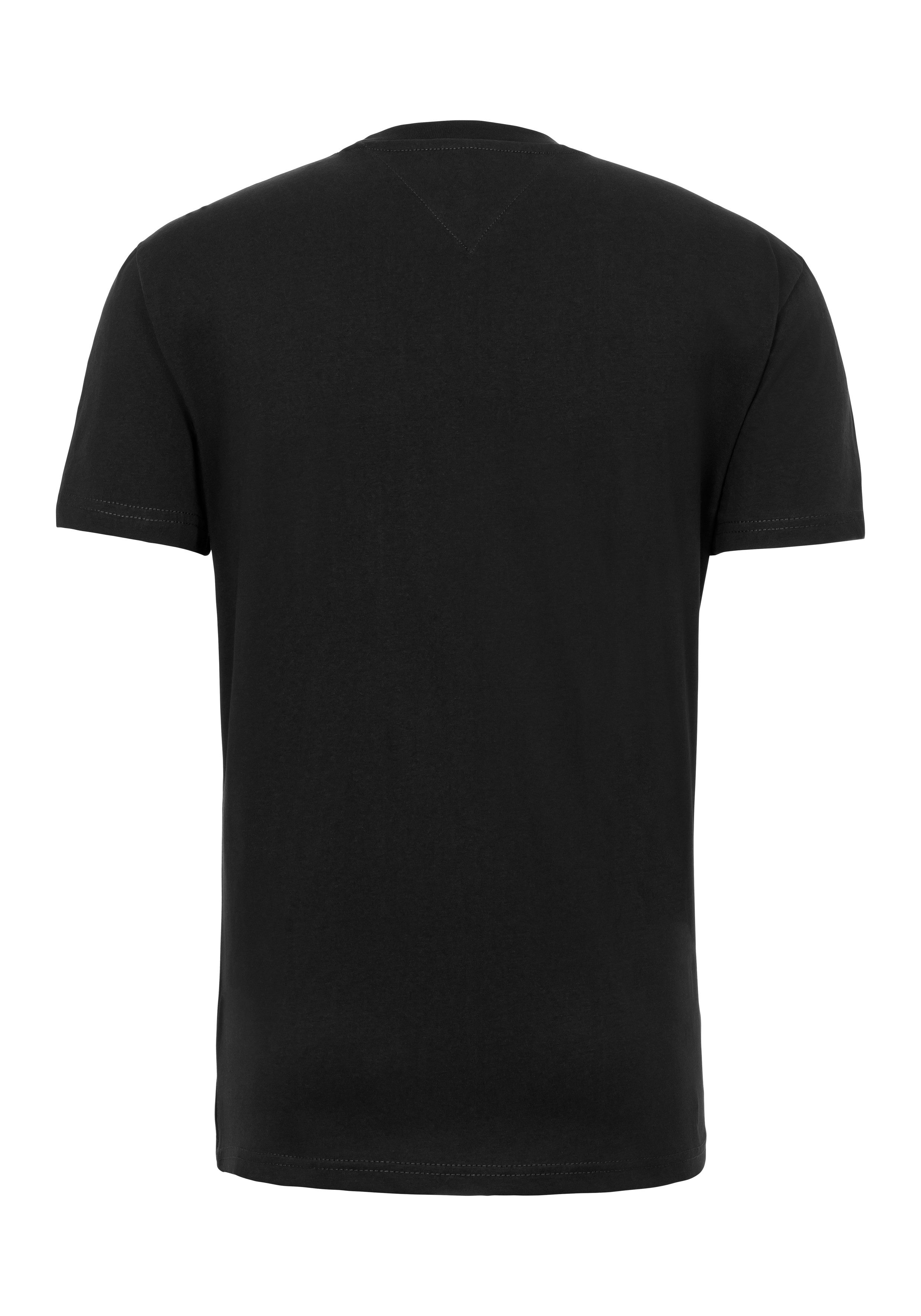 Tommy Jeans T-Shirt TJM REG LINEAR LOGO TEE EXT Rundhals, Regular Fit