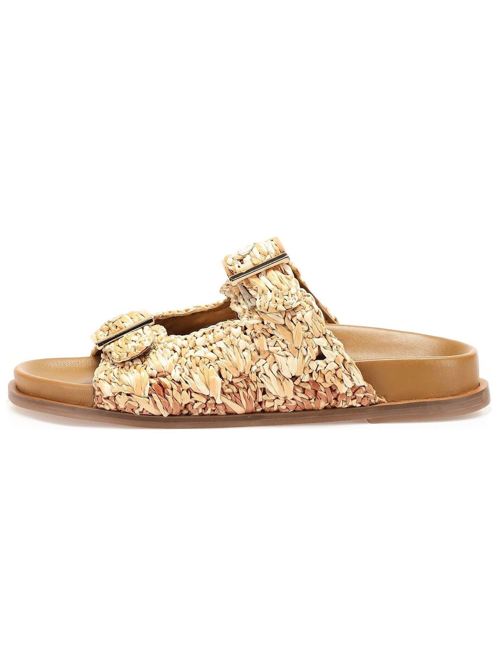 INUOVO Pantoletten Leder/Textil . Pantolette