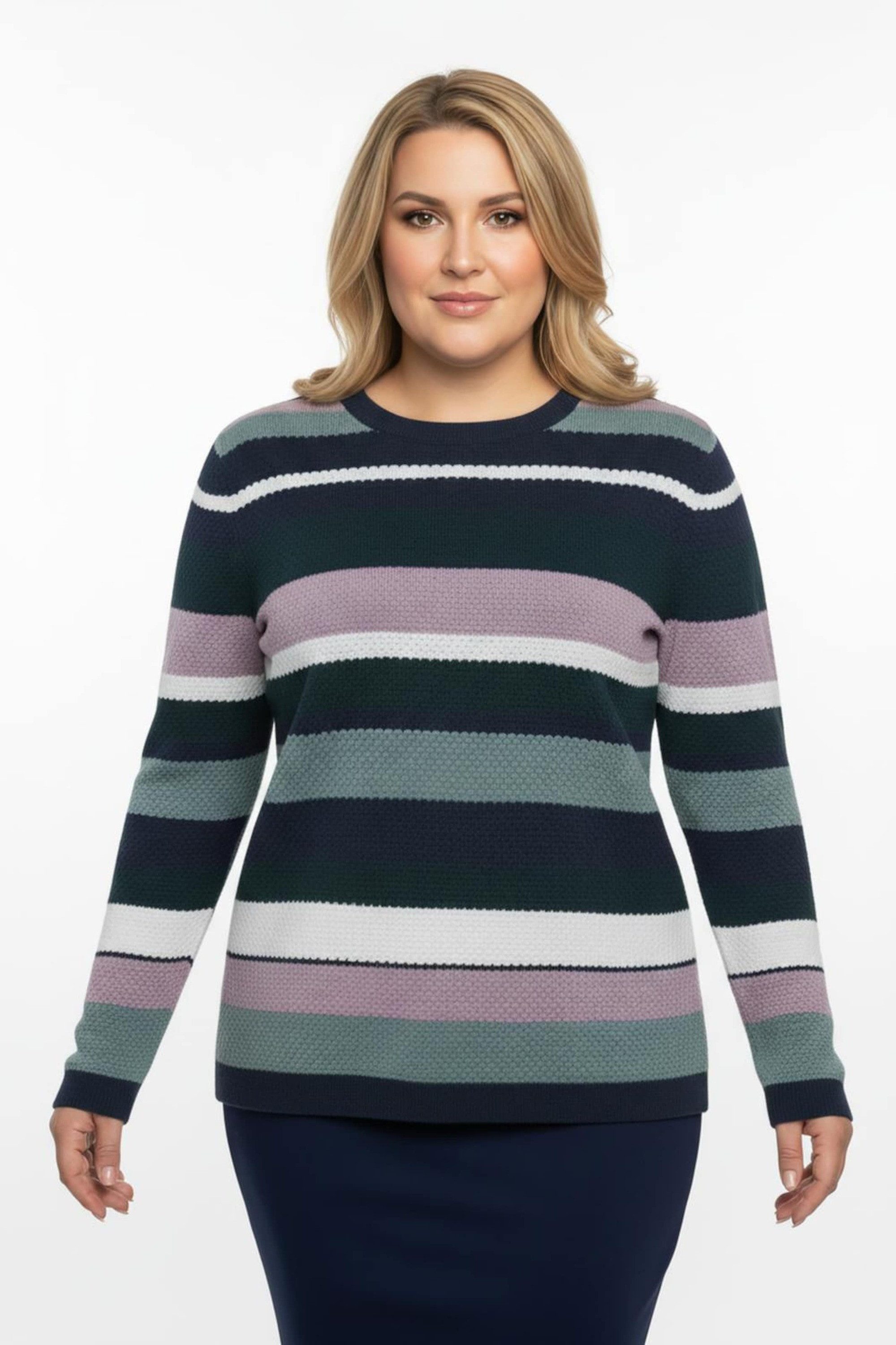 Strickpullover Pullover Langarm Struktur