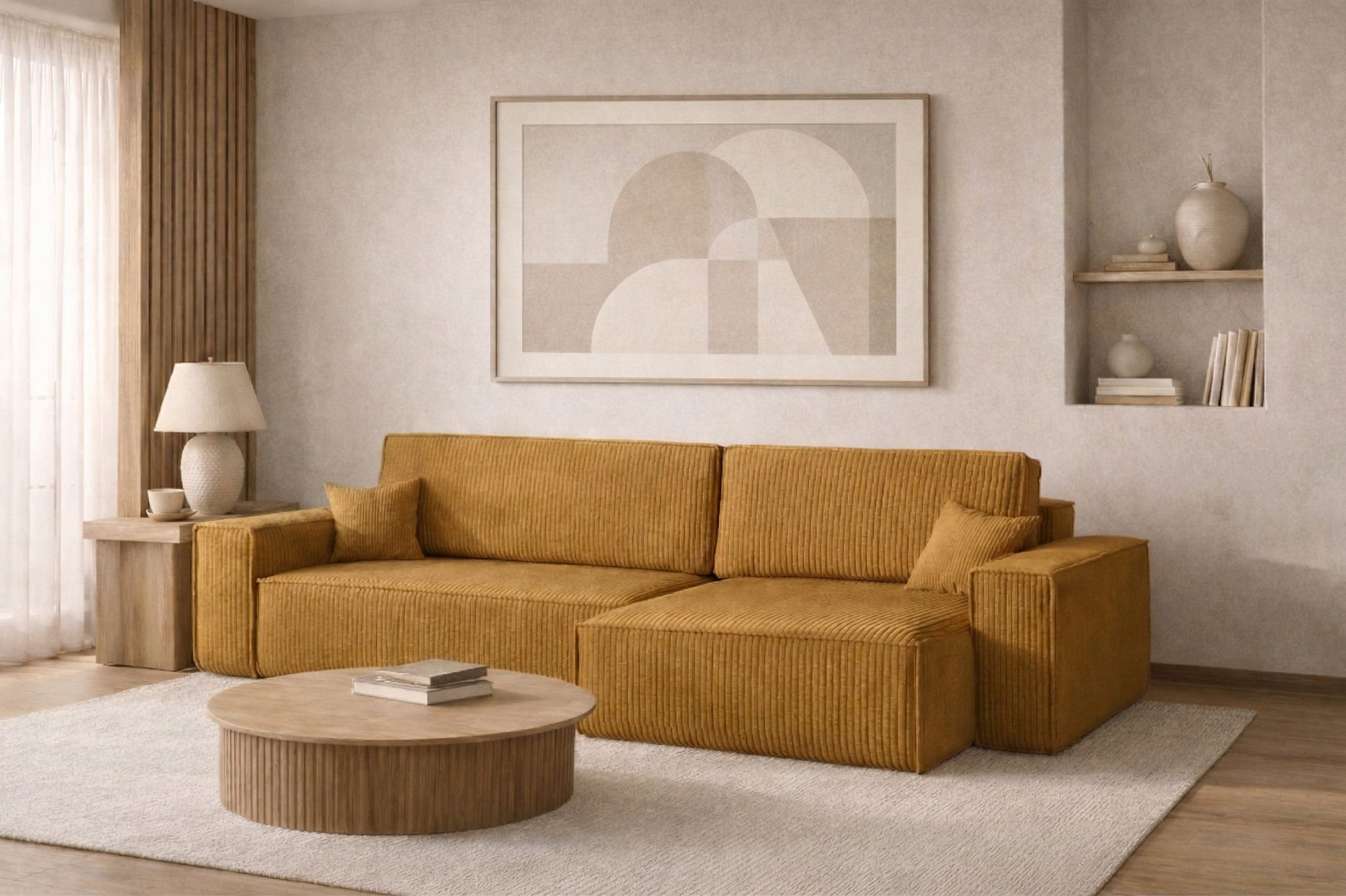 Kaiser Möbel Ecksofa mit schlaffunktion und bettkasten, BEST XL stoff Poso, Quelle, Verita, Mit Bettfunktion und Bettzeugfach