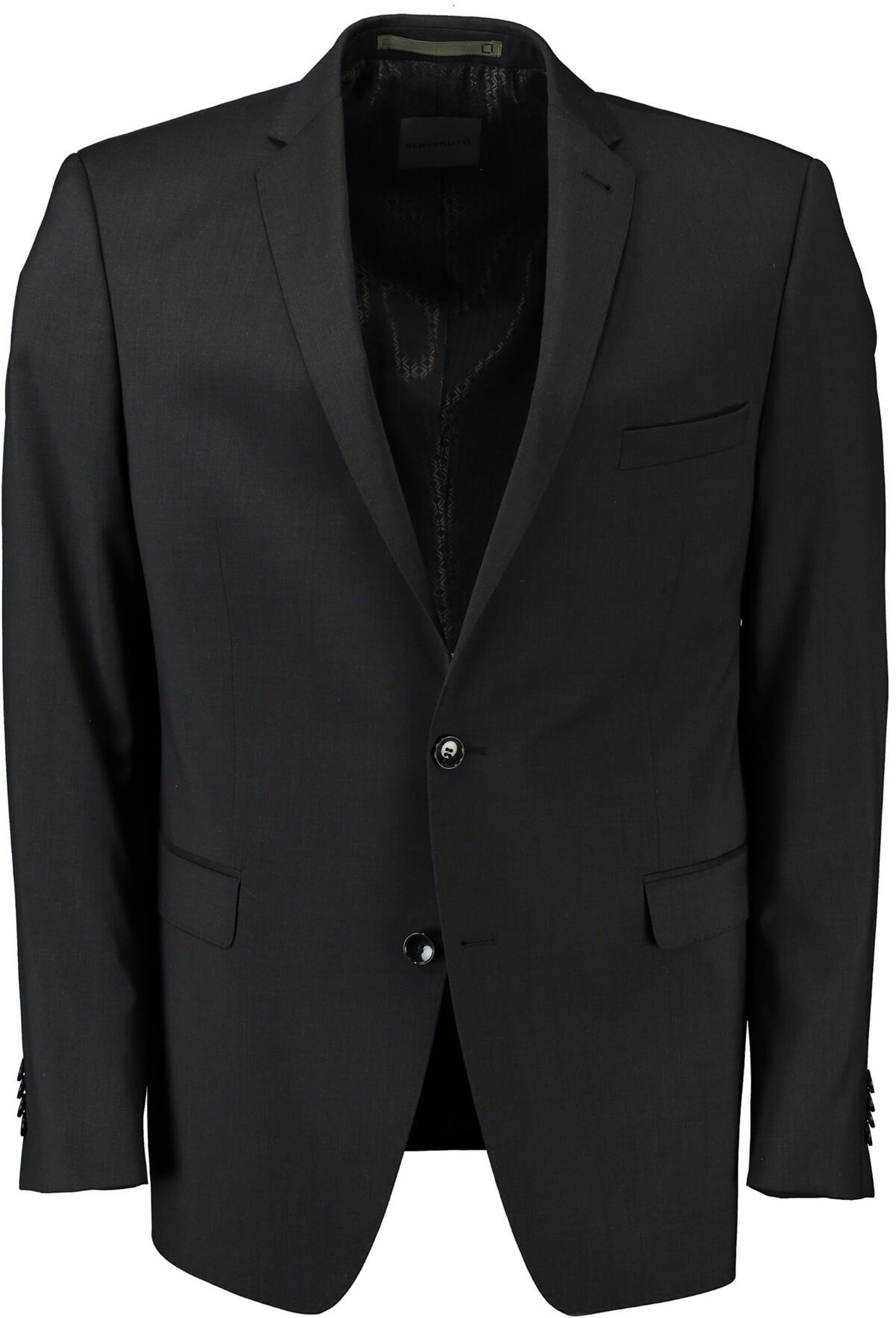 Sakko BENVENUTO Baukasten Sakko anthrazit Modern Fit