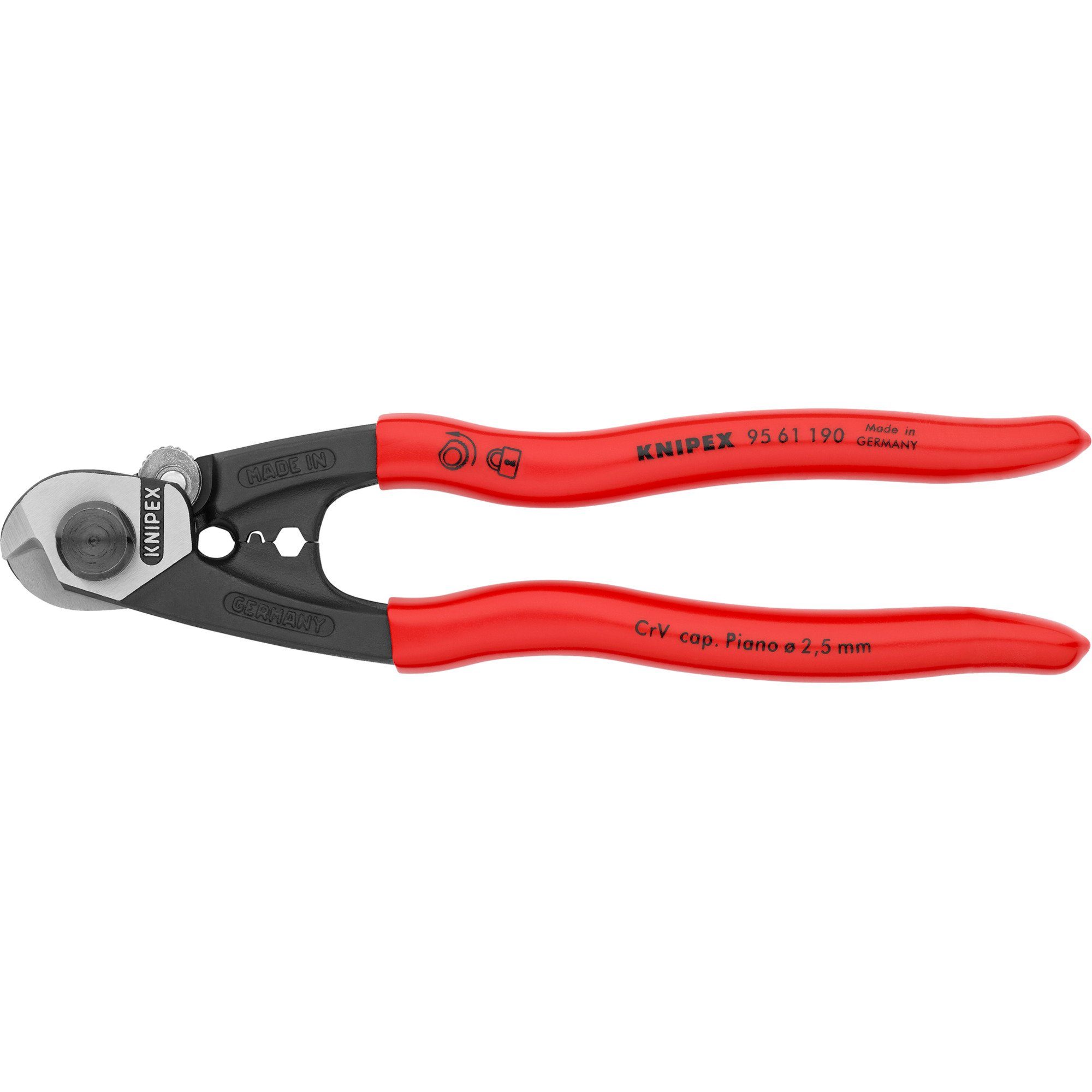 Knipex Greifzange Drahtseilschere 95 61 190