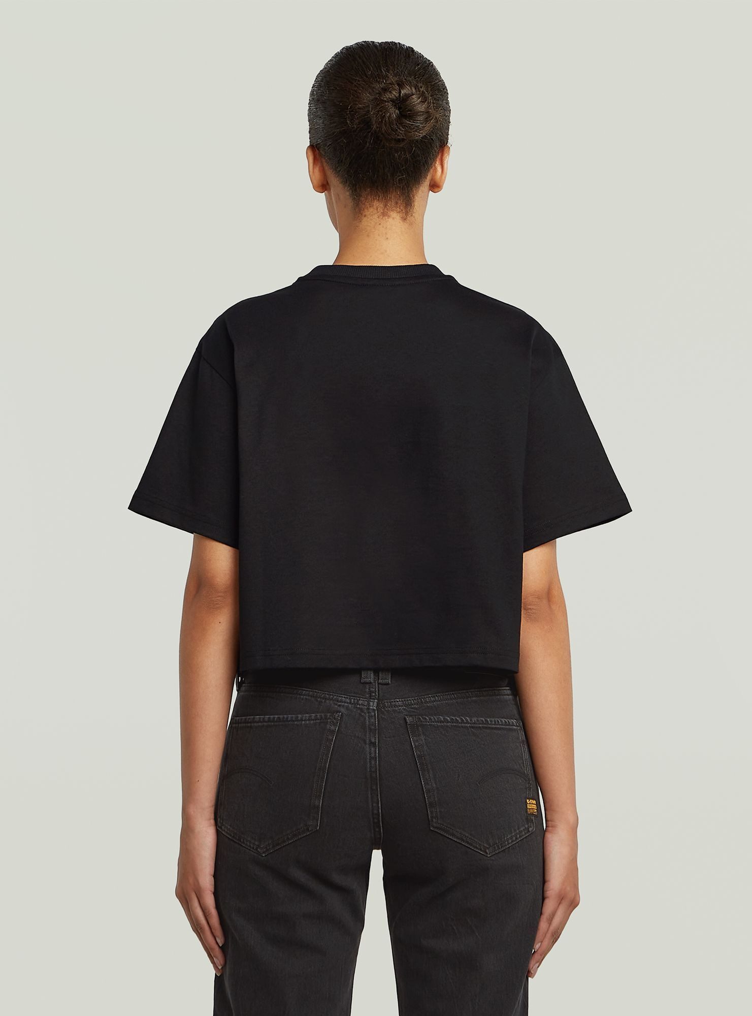 G-STAR T-Shirt Felt Logo Boxy T-Shirt günstig online kaufen