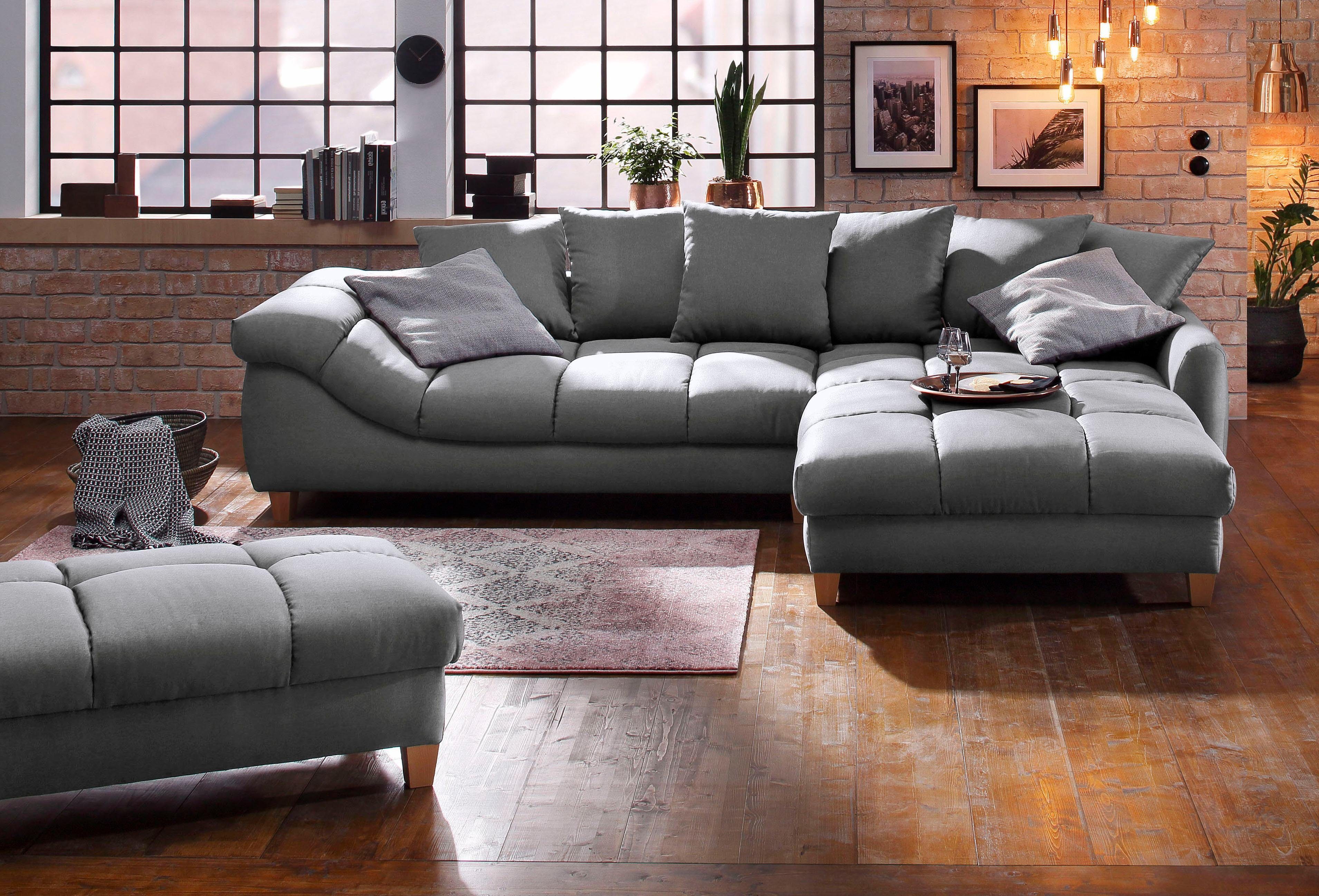 Home affaire Ecksofa »MontegoMontana«, mit MaxiRecamiere und KomfortSitzhöhe online kaufen OTTO