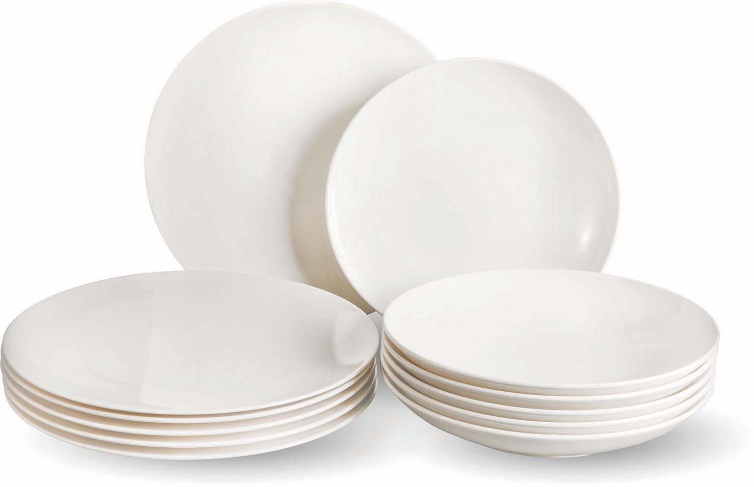 VIVO VILLEROY & BOCH GROUP Tafelservice, Premium Porzellan, 12 Teile ...