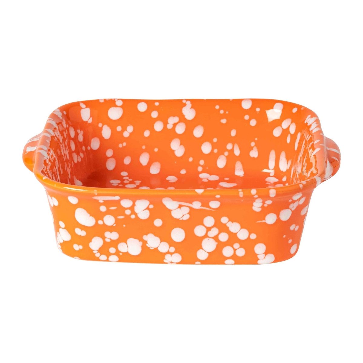 Costa Nova Auflaufform Rafaela, Orangerot, 27 x 24 x 7 cm, 220 cl, Costa Nova, Keramik, (1-St), 26,7 x 23,9 cm, Höhe 7,3 cm, Fassungsvermögen 220,6 cl