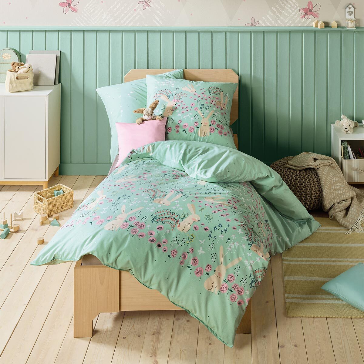 Kaeppel Bettwäsche Bunnys, Biber, 2 teilig, günstig online kaufen