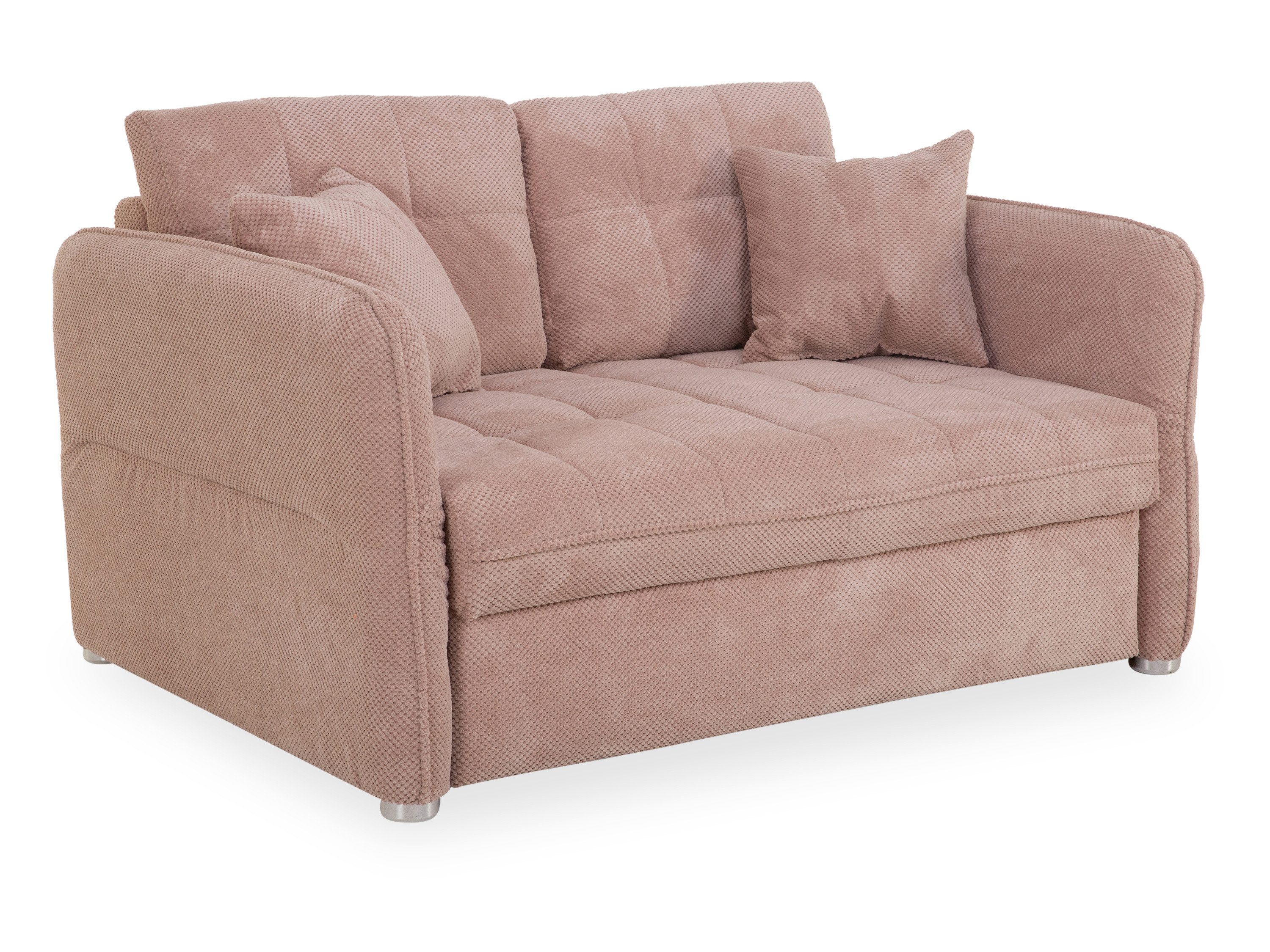 HARPER Schlafsofa Schlafsofa HARPER JOHNSTOWN BHT 147x84x105 cm rosa Verwandlungssofa