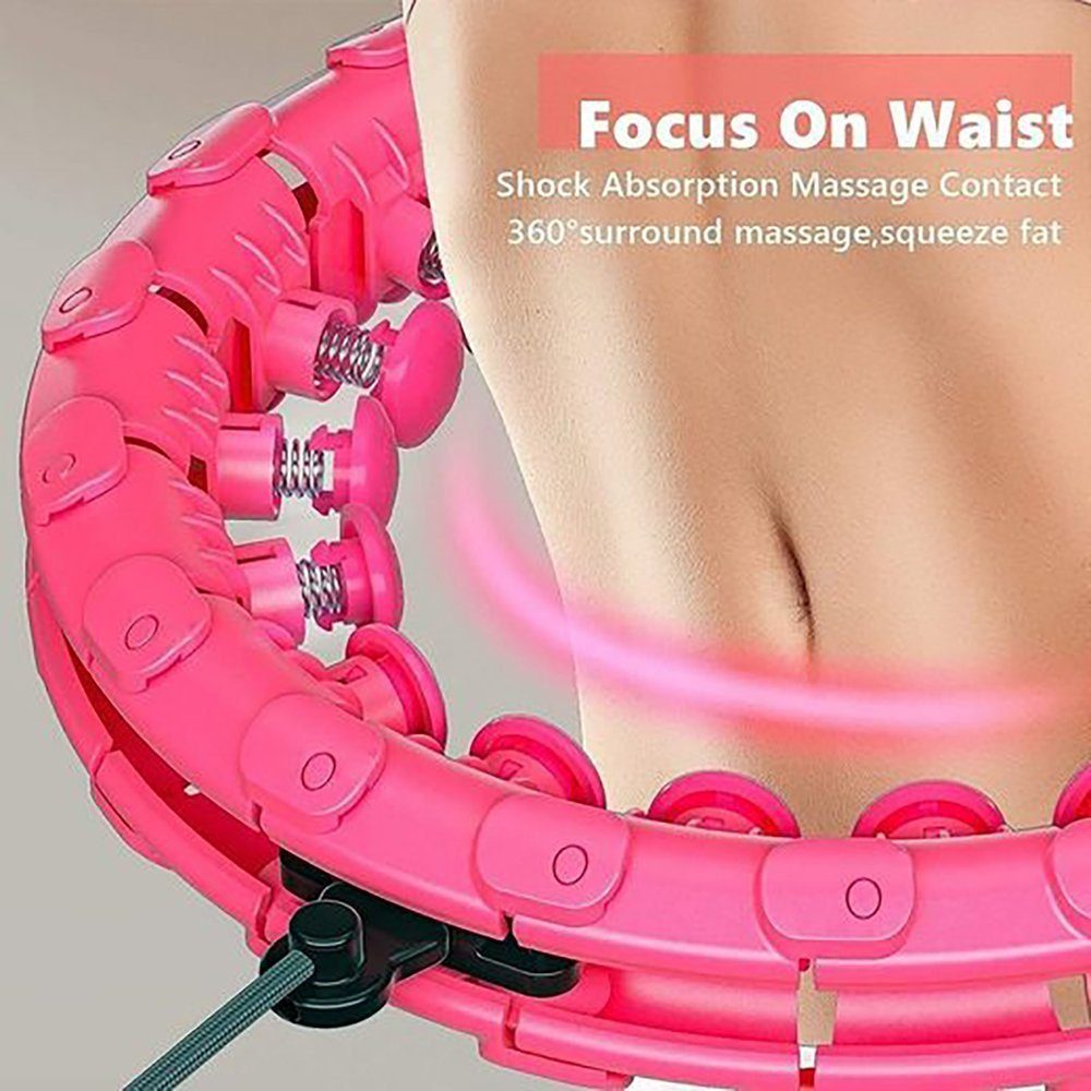 Gewichtsabnahme zur Segmente Massage, fällt Nicht Smart Fitness und verstellbare DOPWii für Hula-Ring, Erwachsene Größe Hula-Hoop-Reifen 24