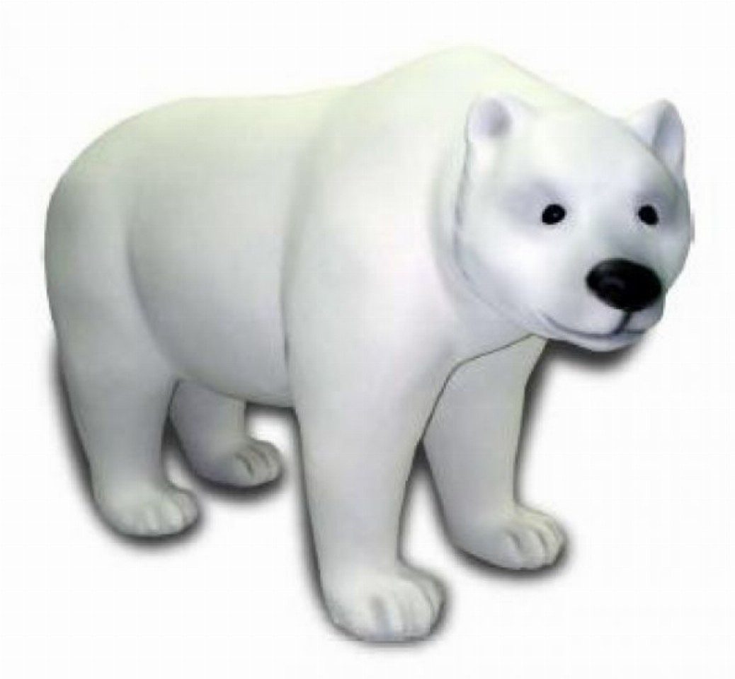 Walt-Deko Dekofigur Eisbär laufend 170cm breit Dekorationsfigur/Werbefigur - Hochwertiger