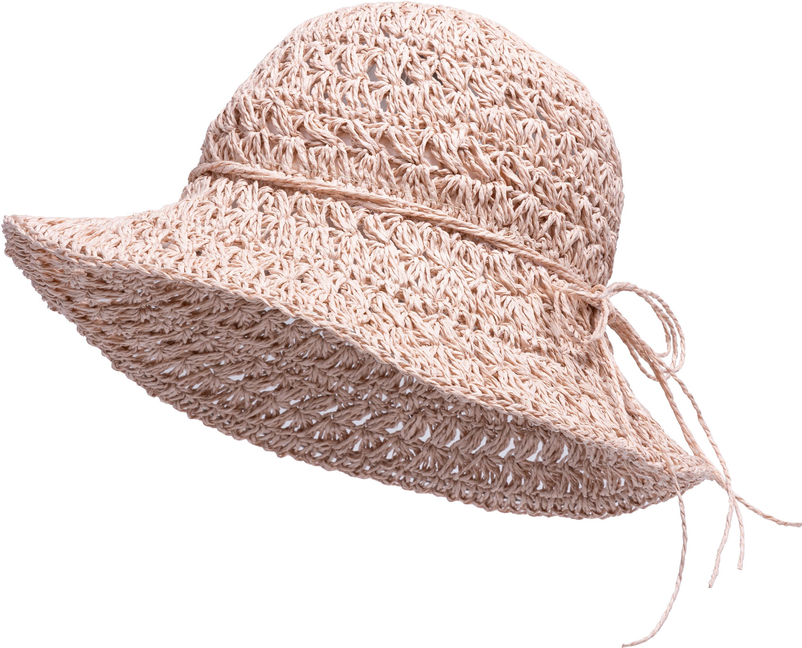 Caspar Strohhut HT31 Damen Sommerhut aus Papierstroh