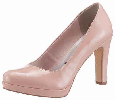 Pumps in rosa & pink online kaufen | OTTO HEINE Lack Leder Peeptoe Sandalette, Pumps, High Heels, T