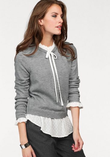 Aniston CASUAL 2-in-1-Pullover mit Blusen-Einsatz | OTTO