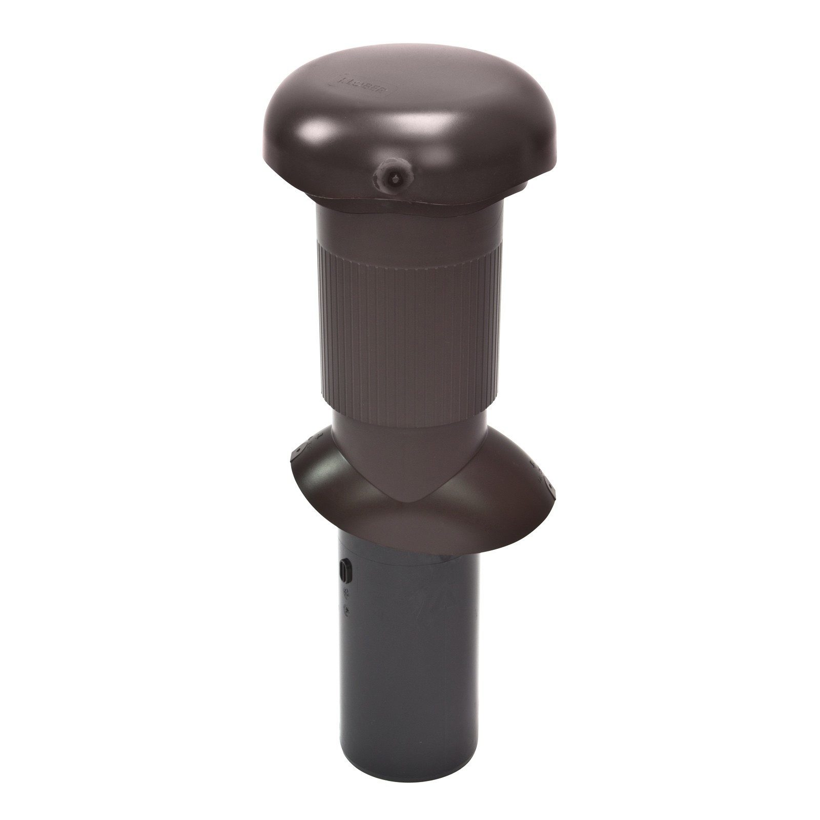 Klöber Dachdurchführung Entlüfterrohr Belüfterrohr DN100 lang braun Dachlüfter Sanilüfter