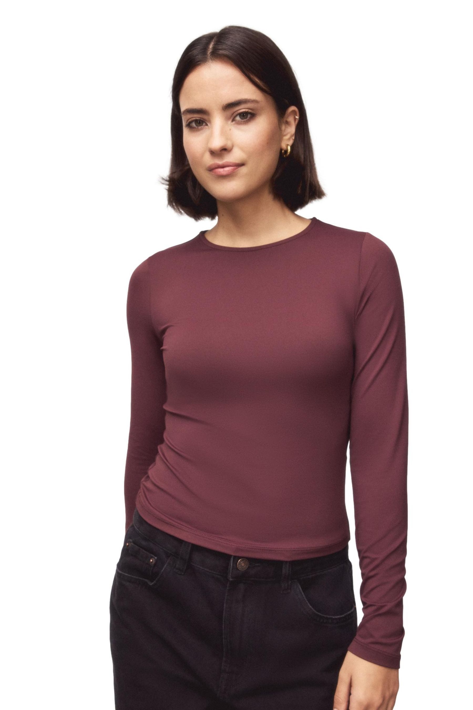 Langarmshirt Weiches Langarmoberteil aus Polyamid