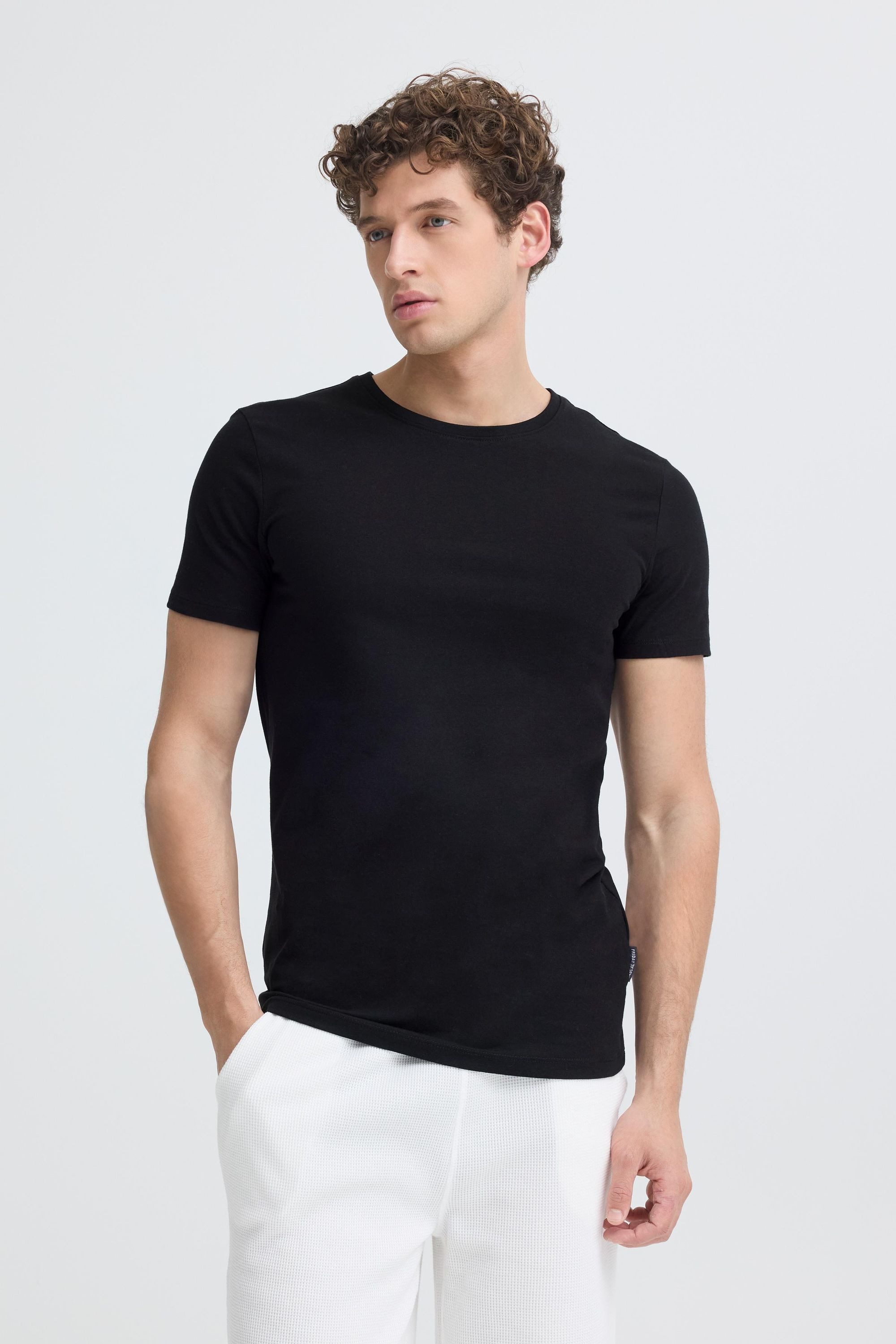 Casual Friday T-Shirt CFDavide (2-tlg) 2er Pack Basic T-Shirt - Slim Fit