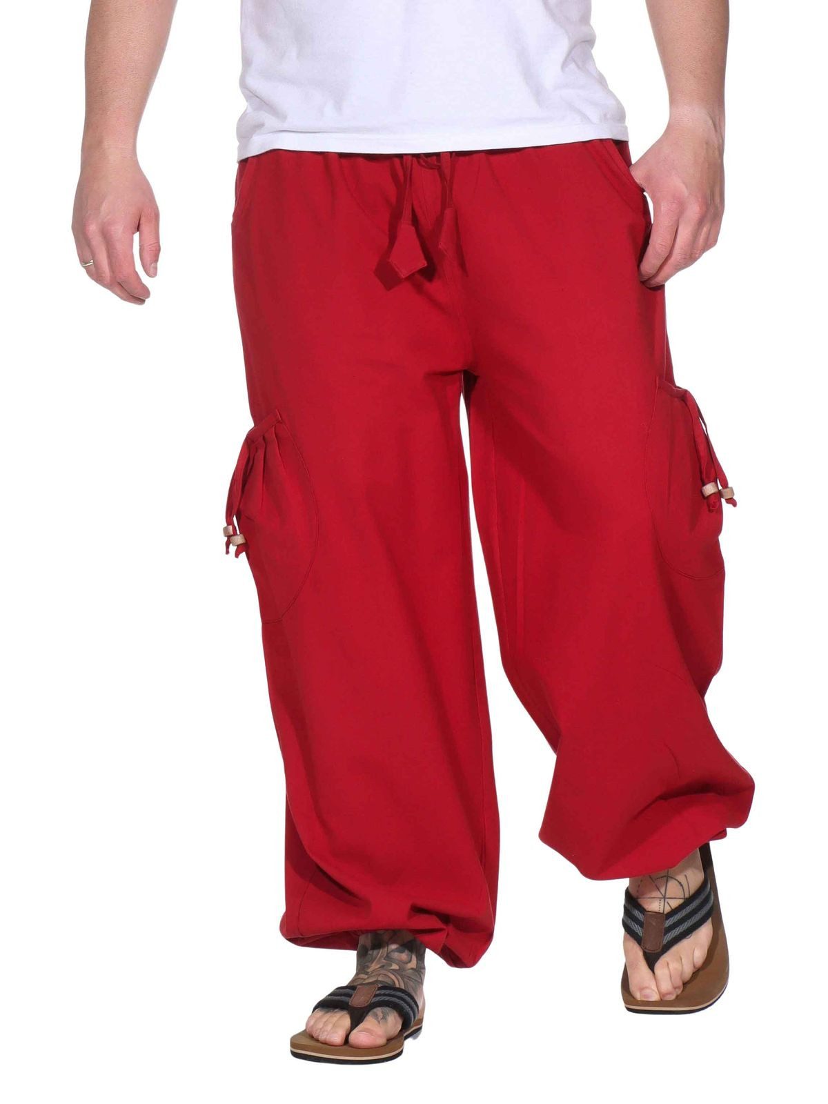 Cargohose Kunst und Magie Unisex Goa Pluderhose Pumphose Freizeithose Cargohose
