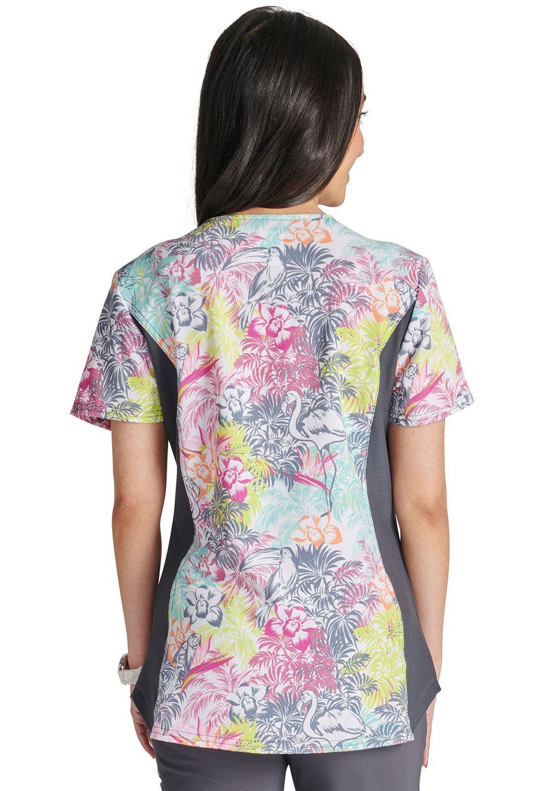 Kasack Cherokee Kasack Paradise" "Birds mit of Bunt Funktionsbluse Motiv bedruckter Damen