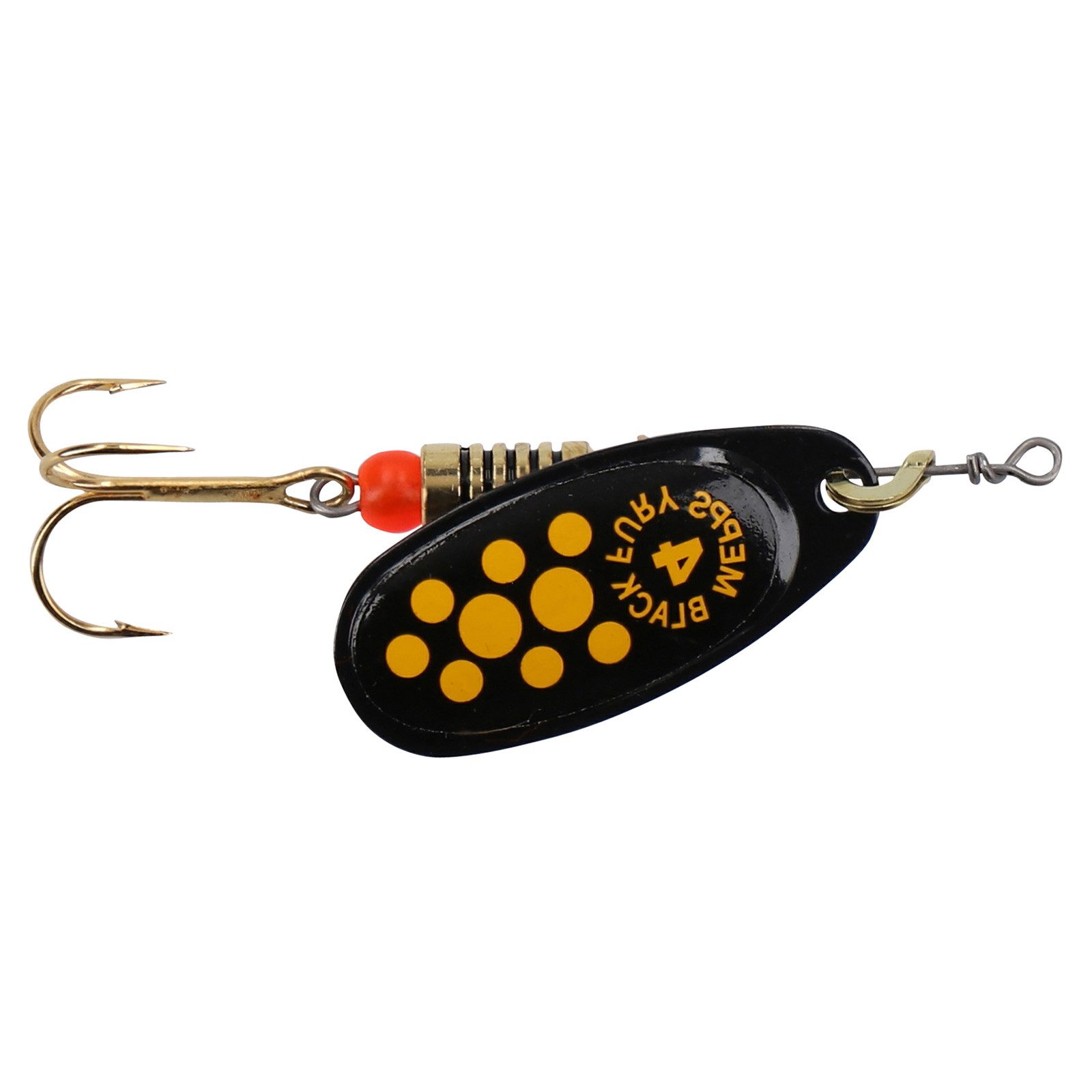 Mepps Kunstköder, Daiwa Mepps Black Fury Yellow Dots Gr. 1 Blister Spinner