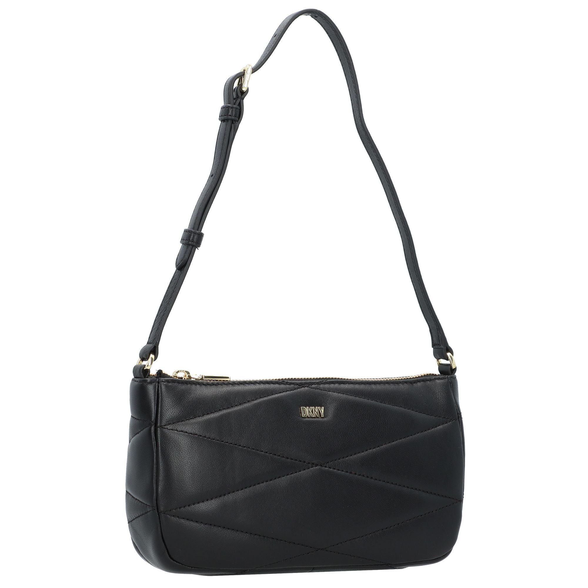 Schultertasche blk-gold Kunstleder DKNY Eve,