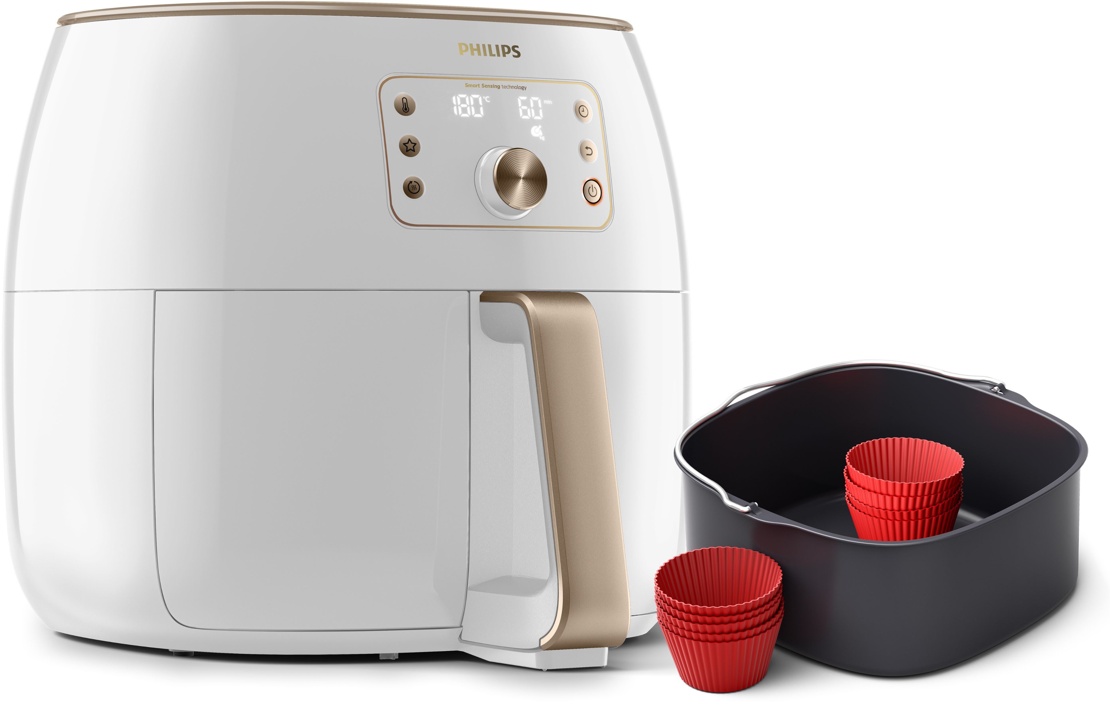 Heißluftfritteuse HD9870/20 Airfryer Premium XXL