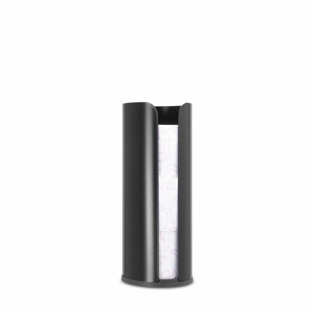 Brabantia Toiletten-Ersatzrollenhalter ReNew, Matt Black günstig online kaufen