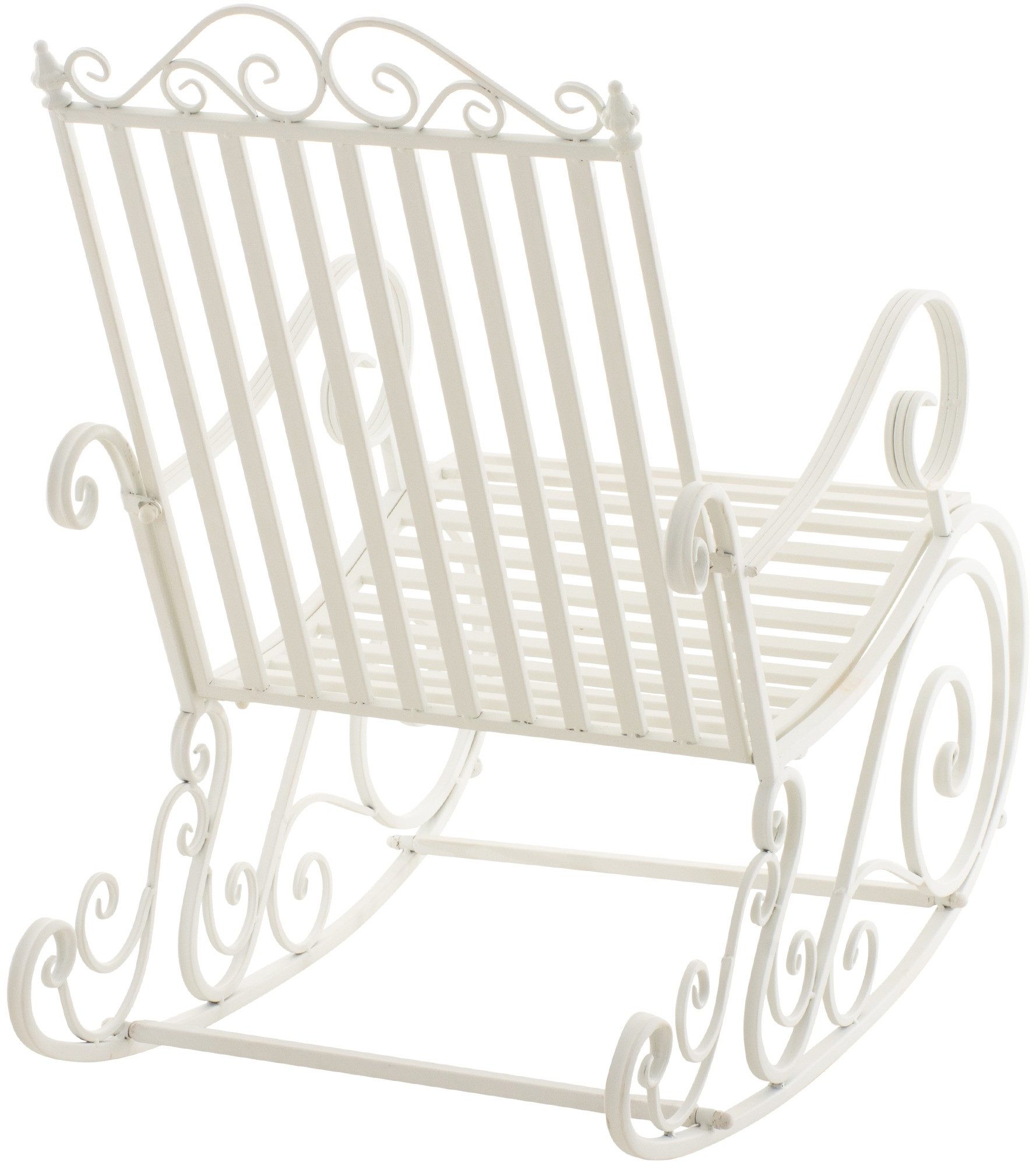 CLP Schaukelstuhl Smilla, lackiertes Eisen, im Jugendstil