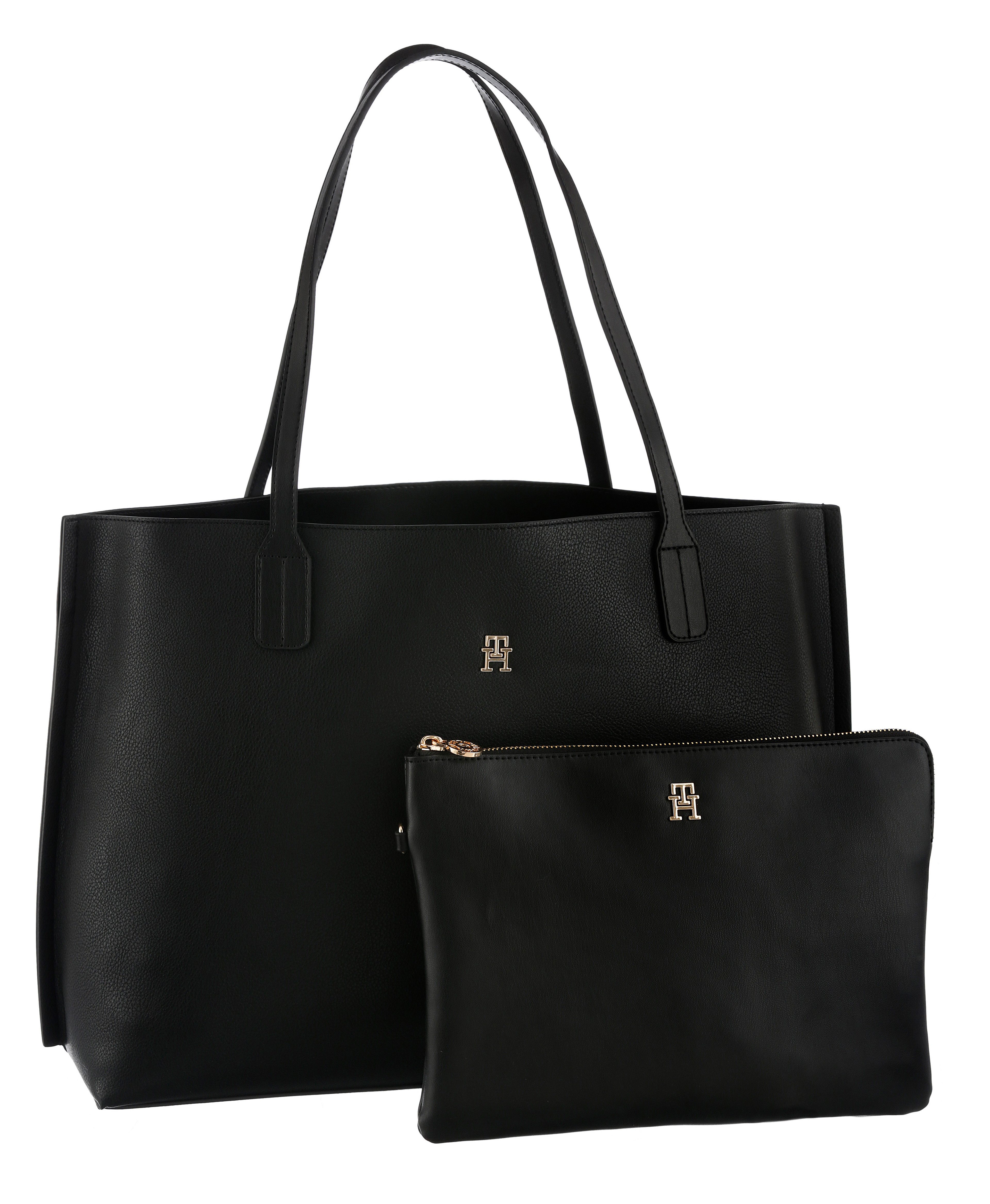 Tommy Hilfiger Tragetasche TH DISTINCT TOTE (2-tlg., Herausnembare Innentas günstig online kaufen
