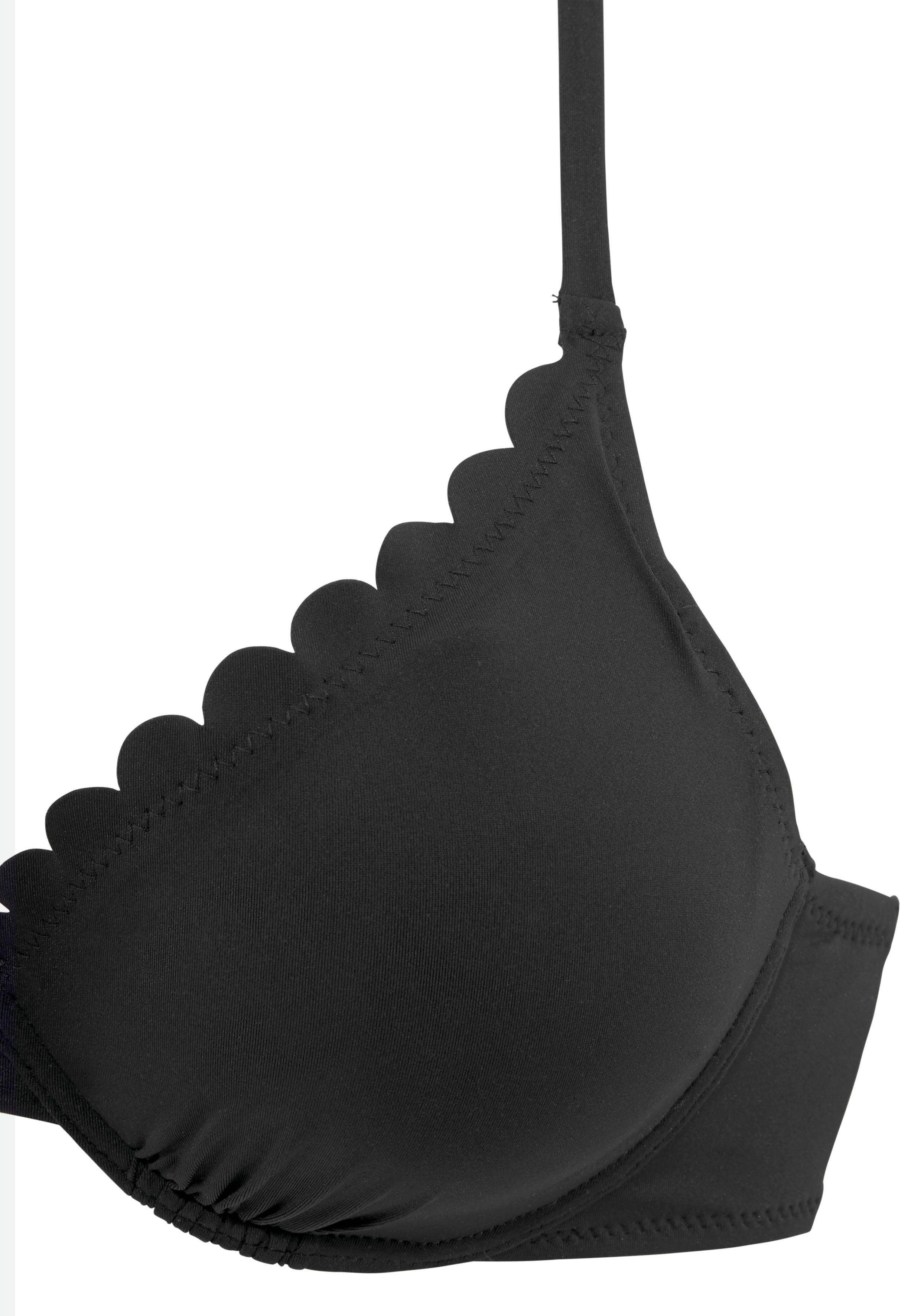 LASCANA Bügel-Bikini-Top Scallop, mit Wattierung – Bild 3 von 5
