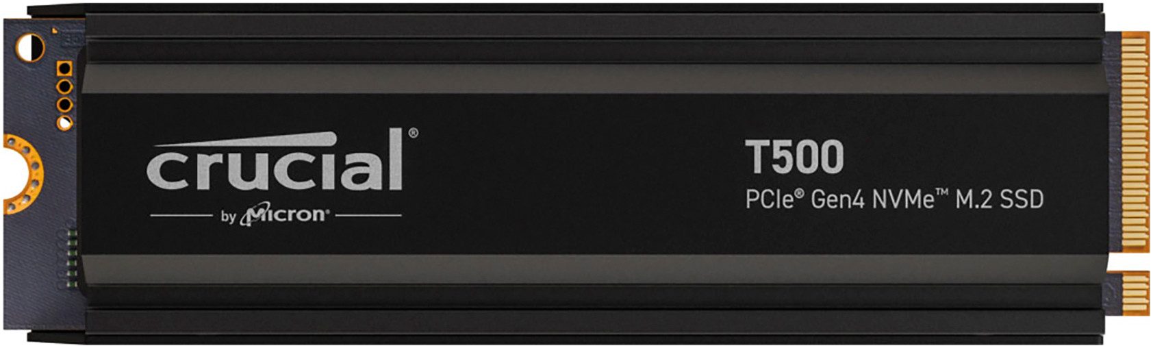 Crucial T500 1 TB Heatsink interne SSD (1 TB) 7300 MB/S Lesegeschwindigkeit, 6800 MB/S Schreibgeschwindigkeit