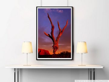 Sinus Art Poster Uluru bei Sonnenaufgang Australien 60x90cm Poster