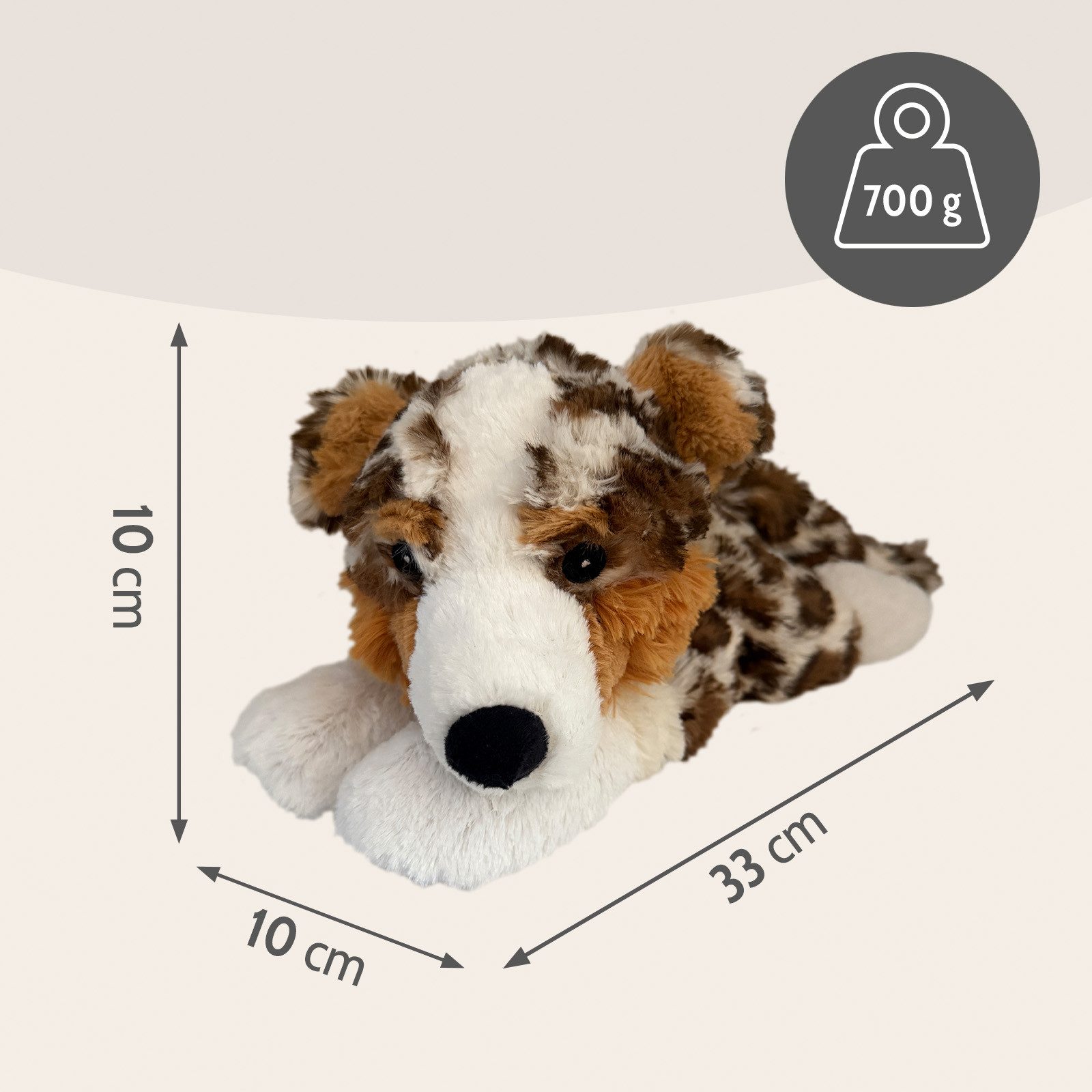 Habibi Plush Wärmekissen Habibi Plush Wärmetier Stofftier Australian Shepherd 2047