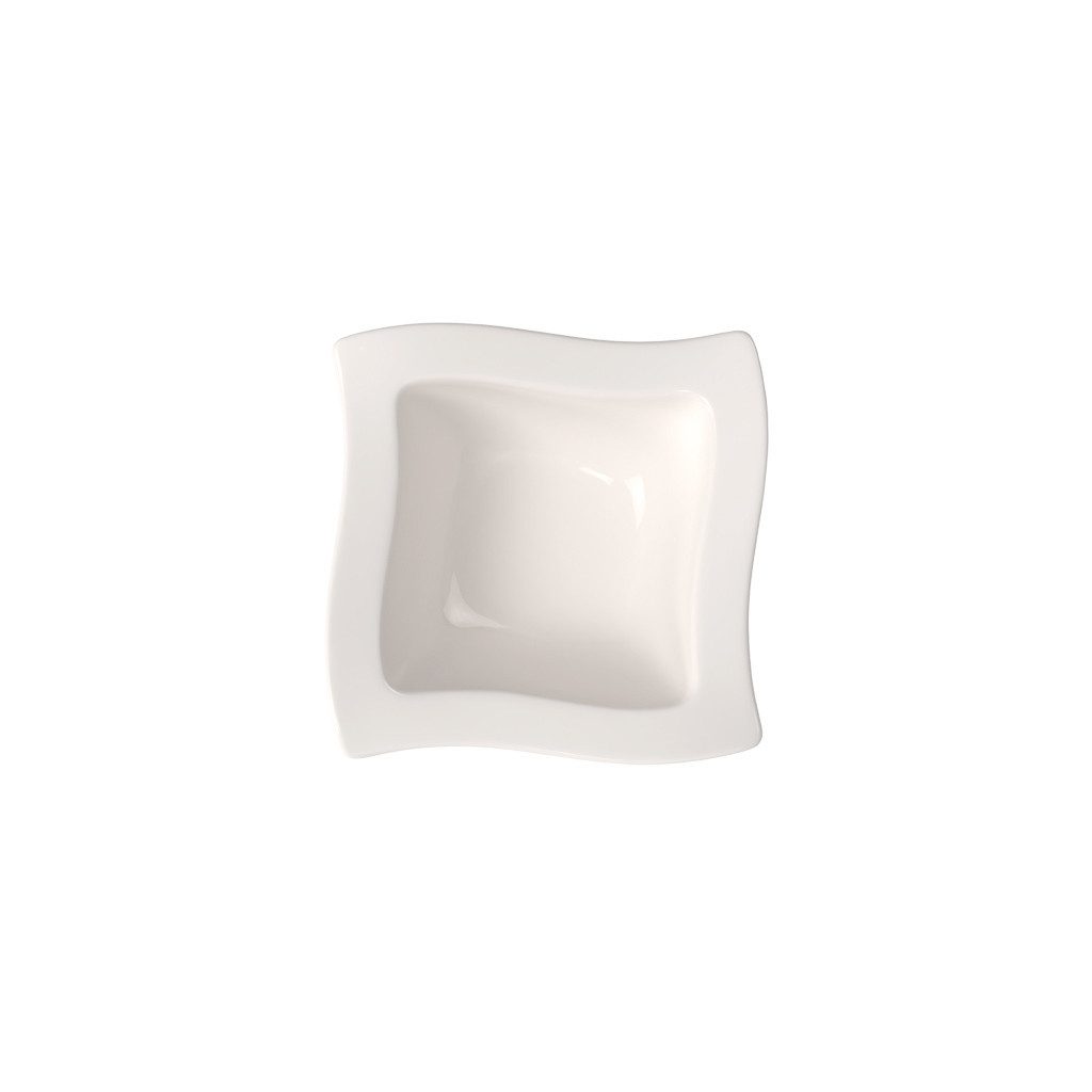 Villeroy & Boch Müslischale NewWave Schale 17 x 17 cm, Porzellan, (1-tlg), Premium Porcelain, ofen-, mikrow.- & spülm.fest, Made in Germany