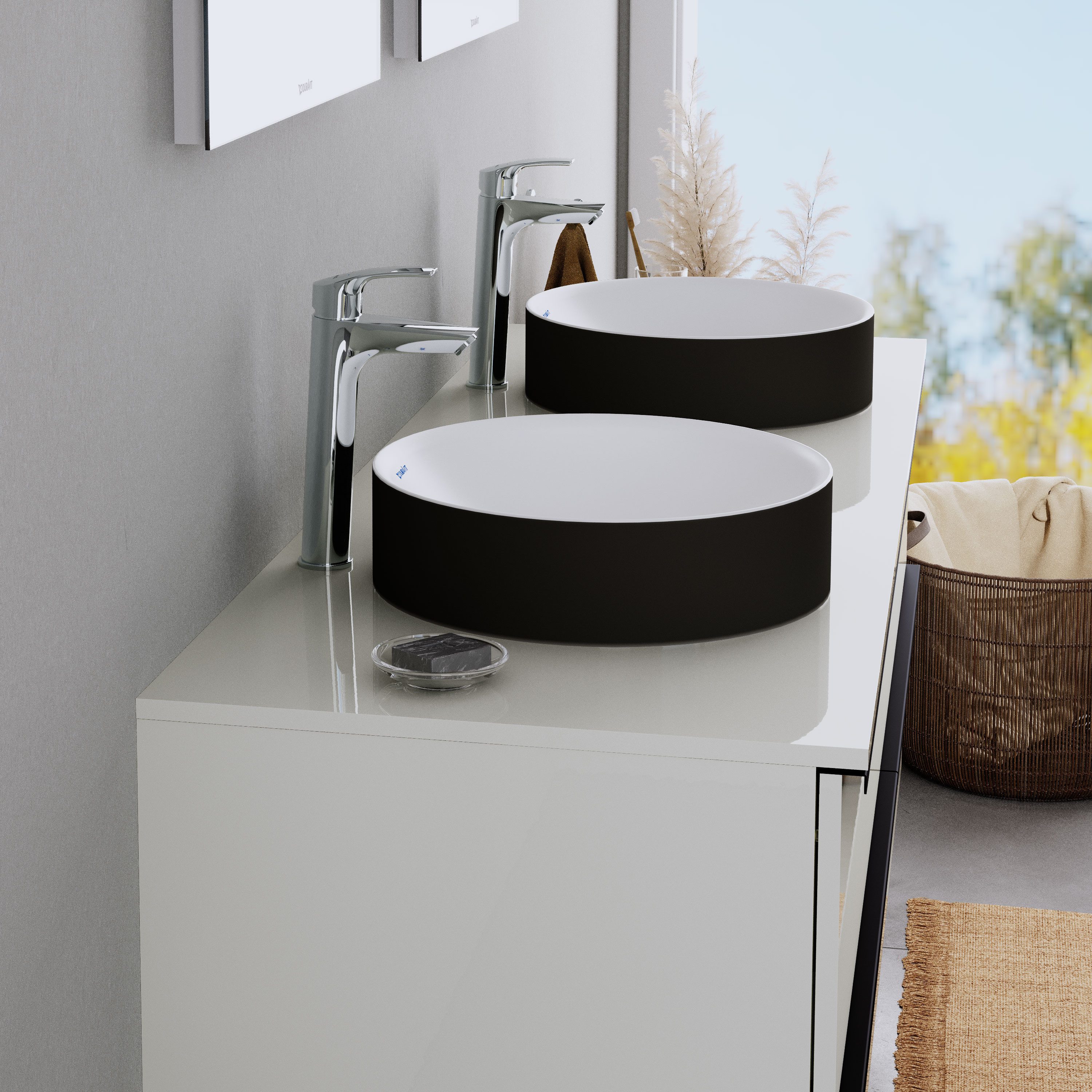 Thumbnail - Duravit Waschbecken DuraCielo, Ø36 cm, aus Mineralguss – Farbe wählbar