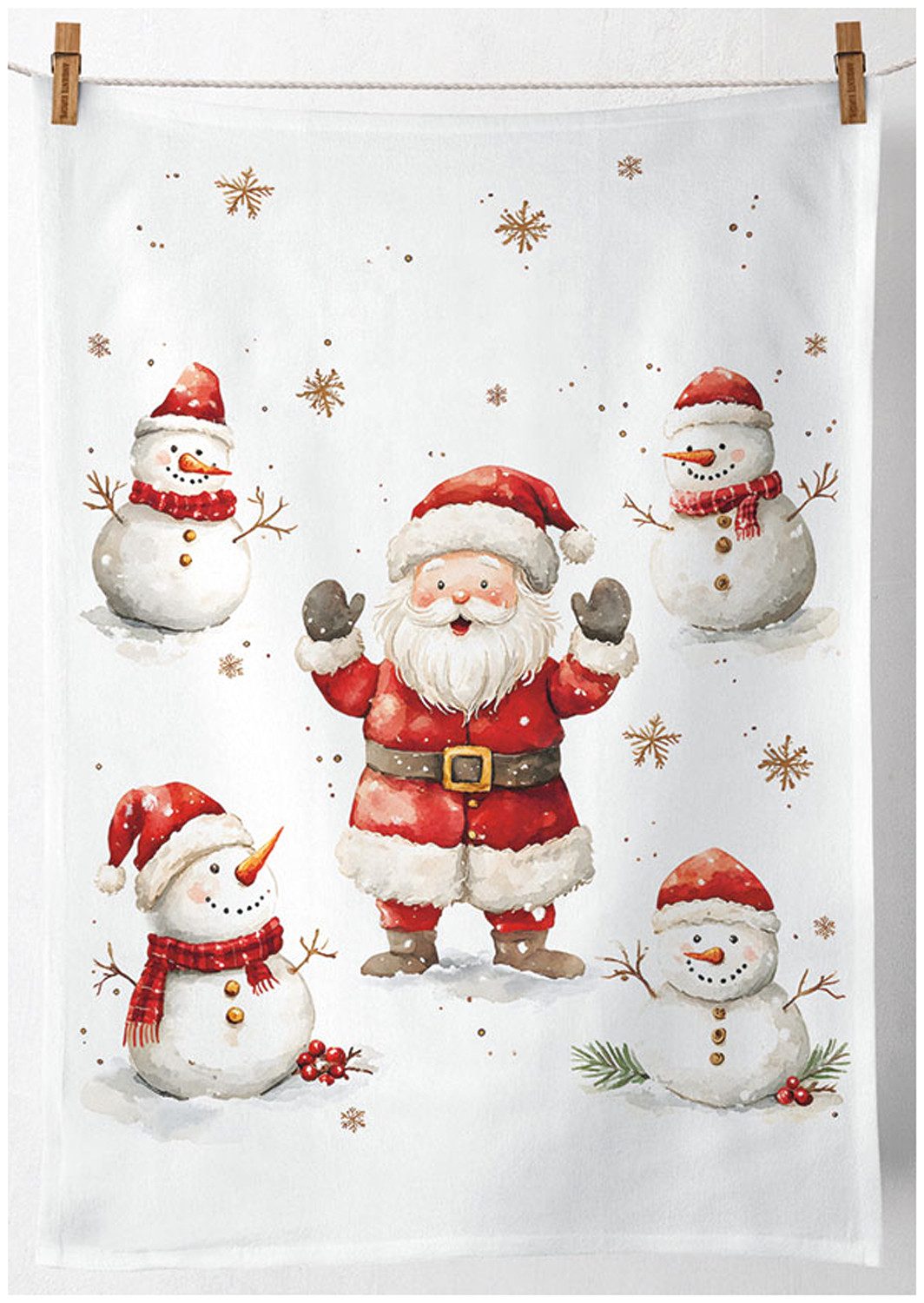 Ambiente® Geschirrtuch Jolly friends, (1-tlg., 1-teilig), Geschirrtücher ca.50x70cm Baumwolle