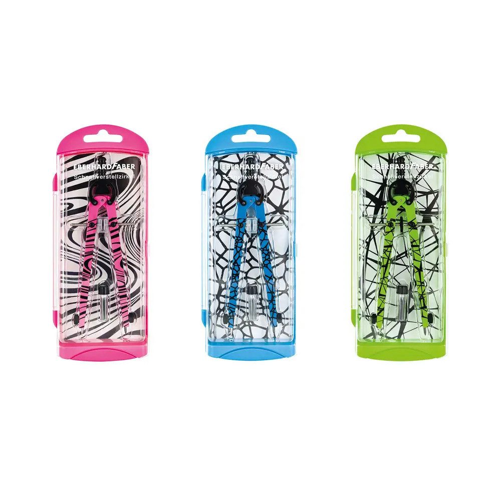 Eberhard Faber Spiel Eberhard Faber 1x Schnellverstellzirkel Neon