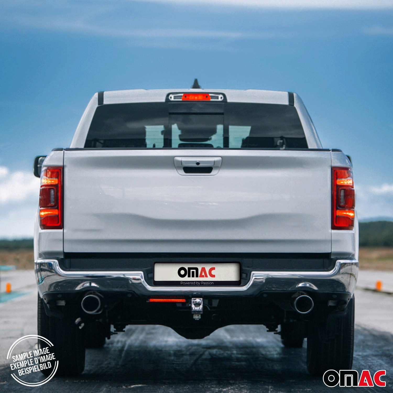 OMAC Auspuff-Flexrohr Novus Sportauspuff für Audi A3 Seat Leon VW Golf 4 New Beetle 2x76mm, (1-tlg), Leicht austauschbar - Doppelter Ausgang