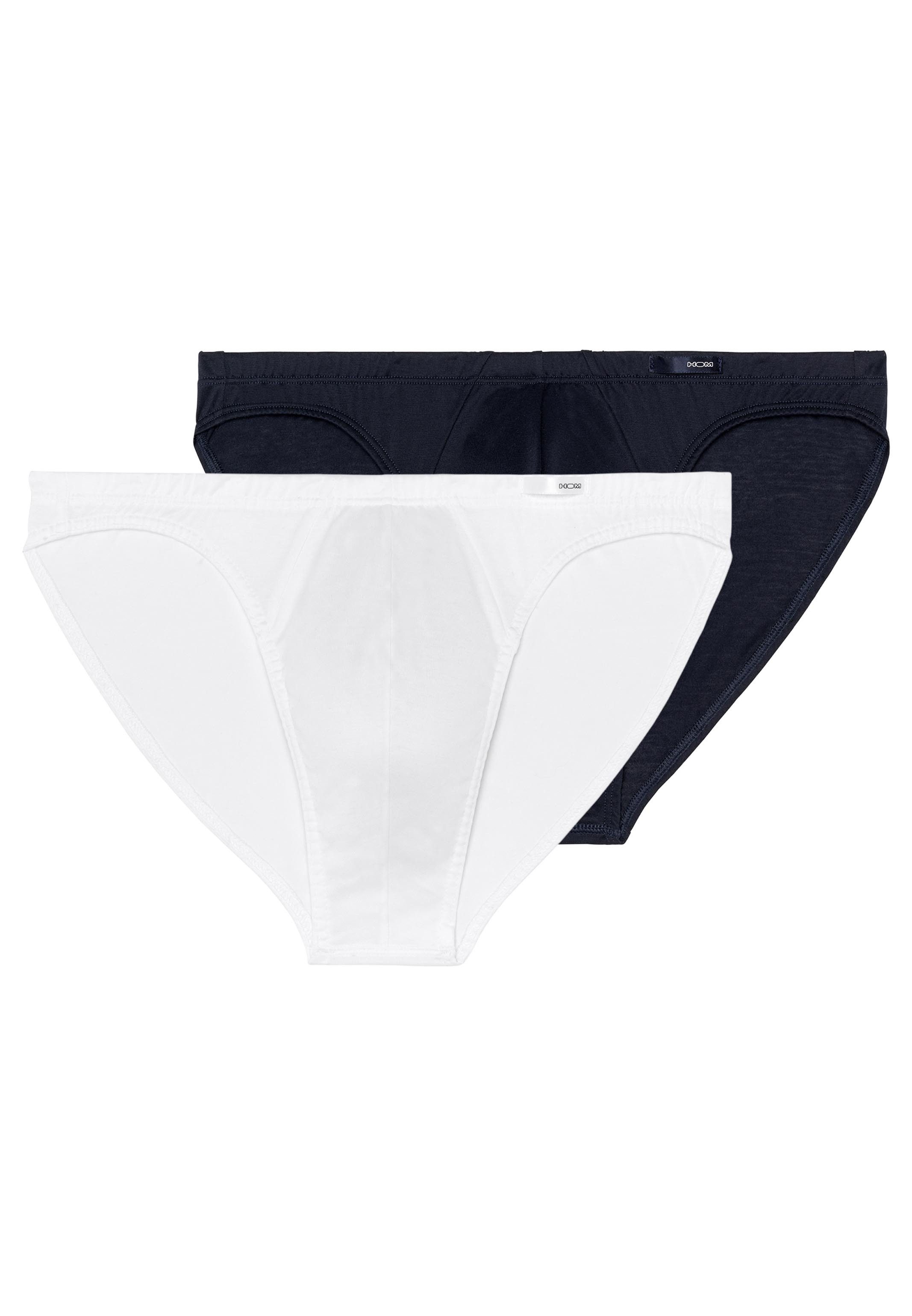 Hom Slip 2er Pack Premium Cotton (Spar-Set, 2-St) Slip / Unterhose - Baumwolle - ohne Eingriff - Atmungsaktiv