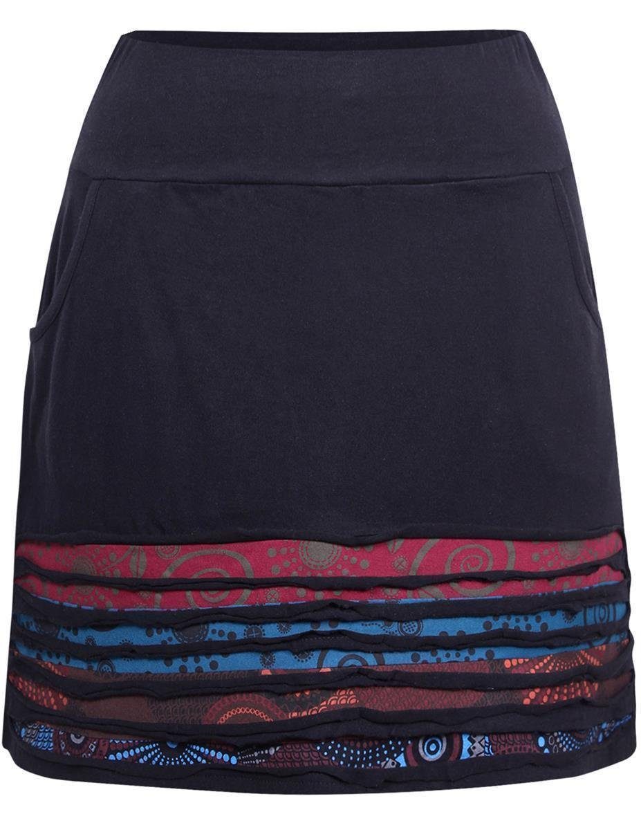 Vishes Sommerrock Kurzer Damen Sommerrock Gestreift zum Überziehen Elfen, H günstig online kaufen