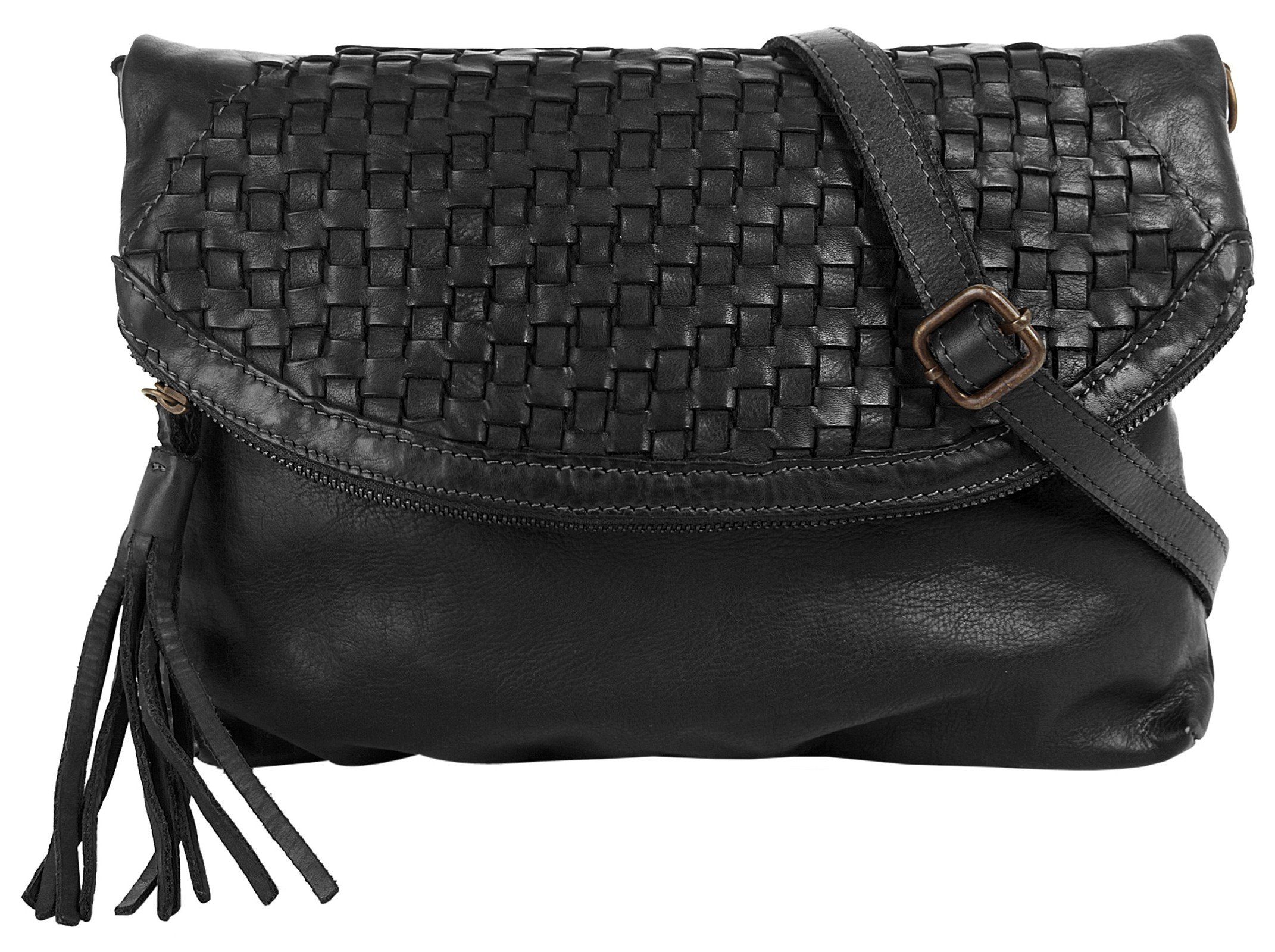 Samantha Look Umhängetasche, echt Leder, Made in Italy günstig online kaufen