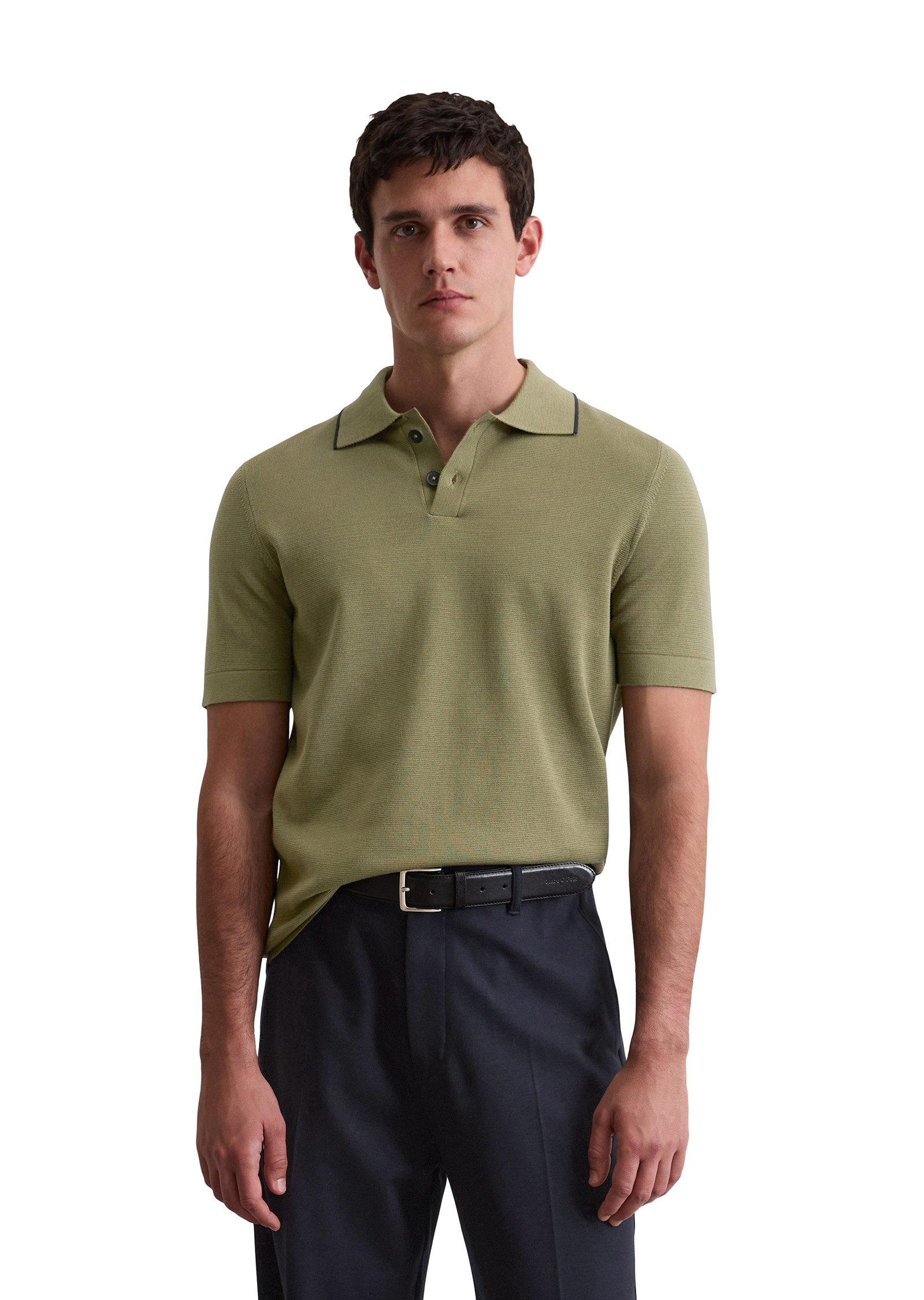 Marc O'Polo Poloshirt DFB Travel Collection aus Strick, aus reiner Bio-Baum günstig online kaufen