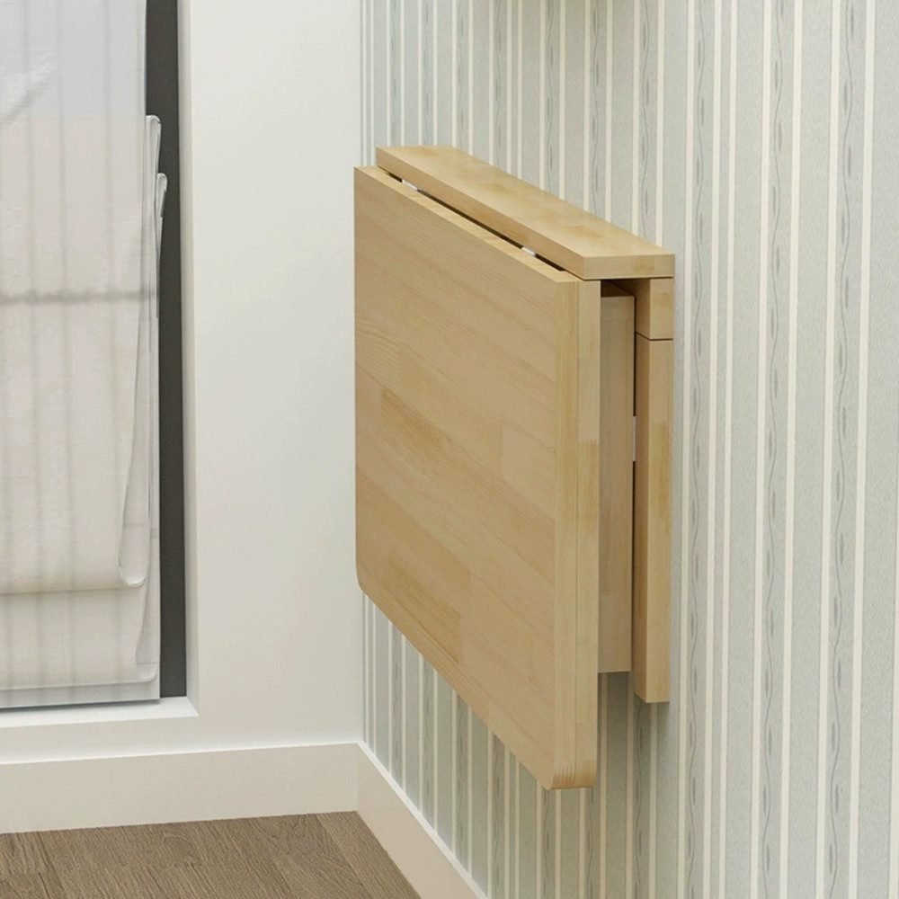 NUODWELL Klapptisch Klapptisch Wandmontierter, klein Platzsparend Schwebender Schreibtisch
