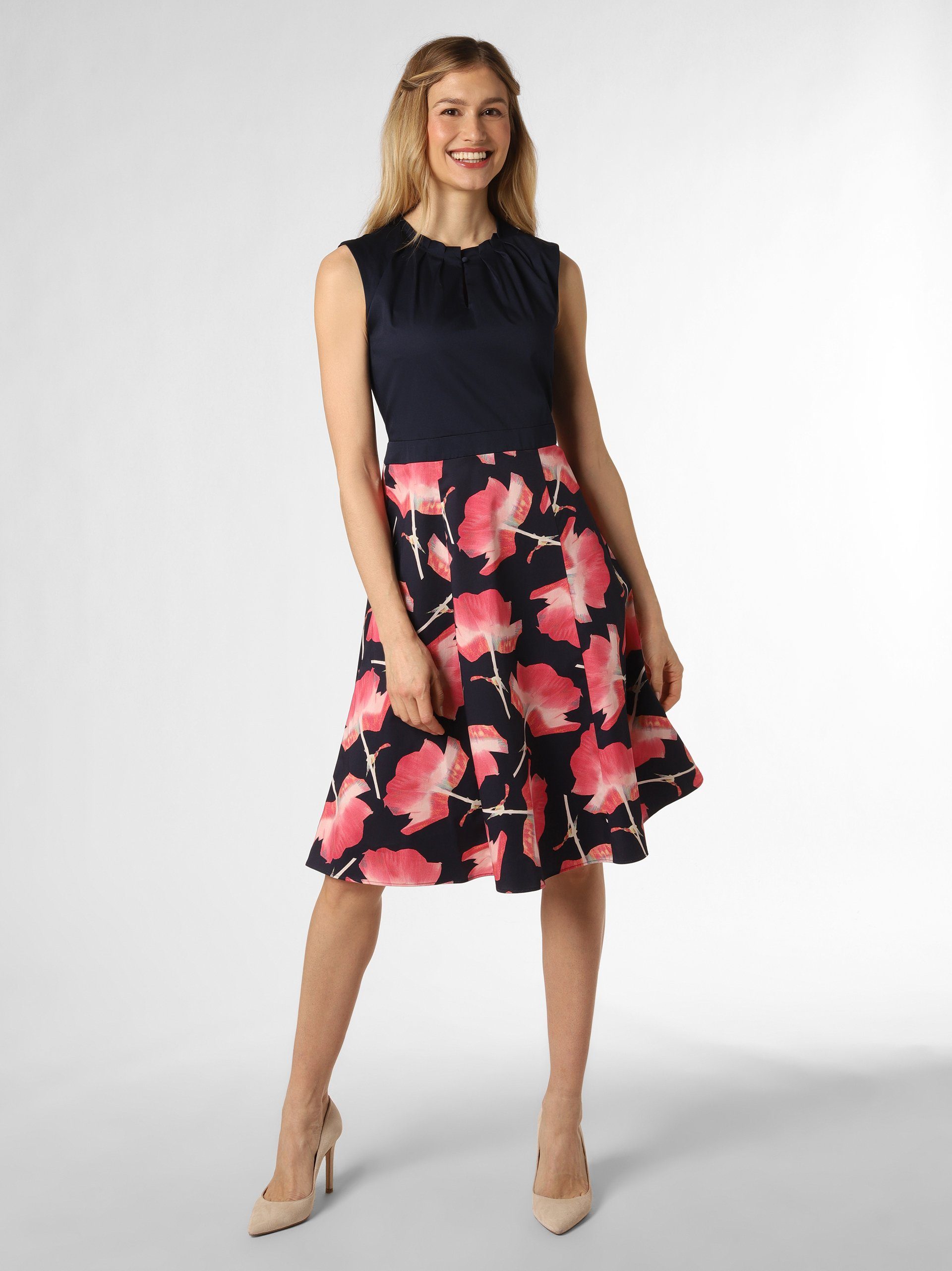 marine Betty Barclay Betty&Co A-Linien-Kleid pink