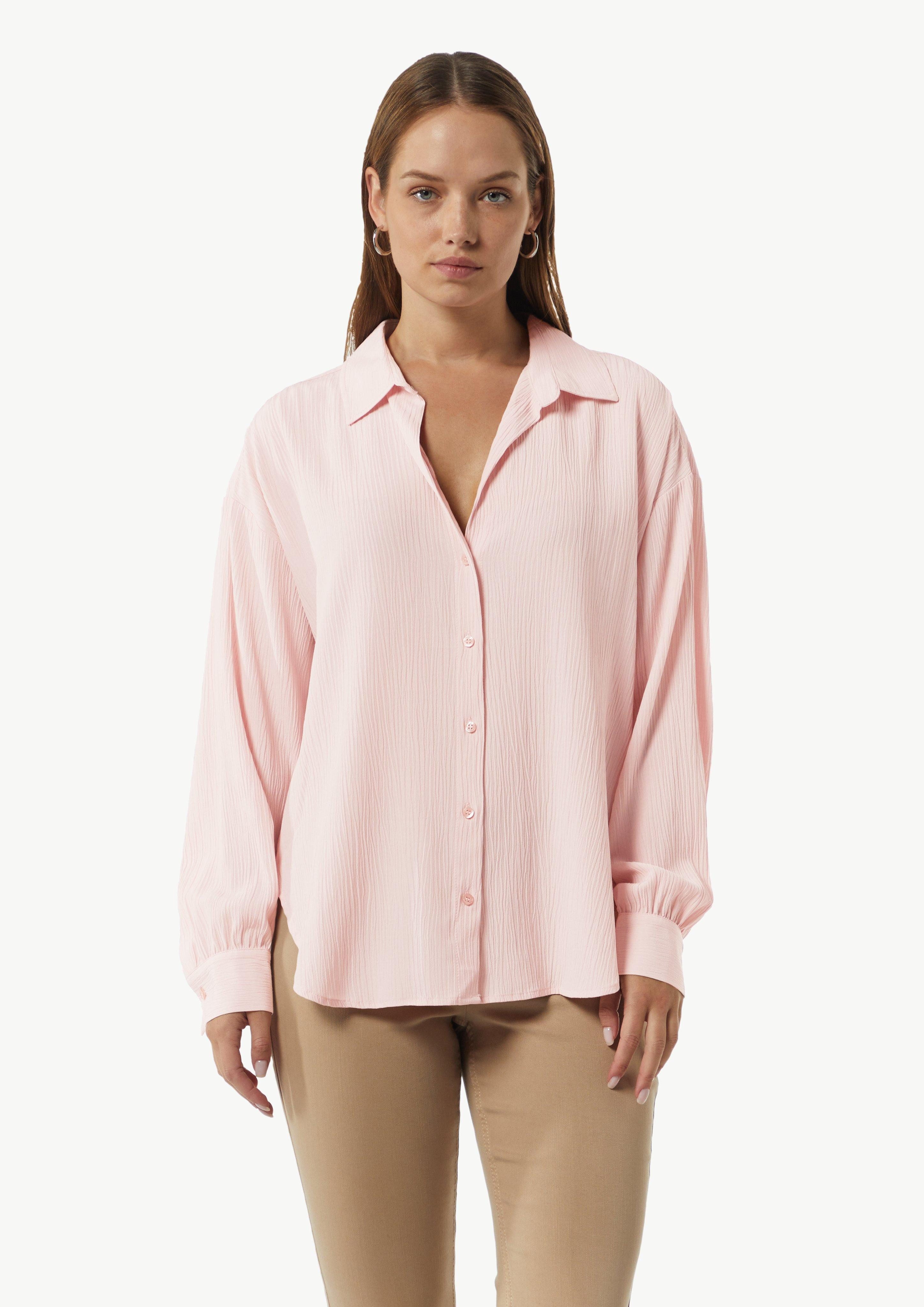 comma casual identity Langarmbluse Strukturierte Bluse günstig online kaufen