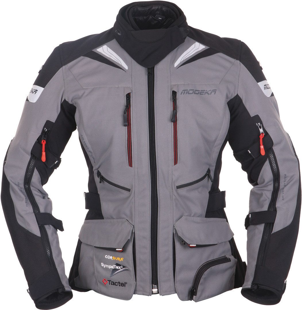 Modeka Motorradjacke Panamericana Damen Motorrad Textiljacke herausnehmbares Innenfutter,herausnehmbare Membrane,wasserdicht